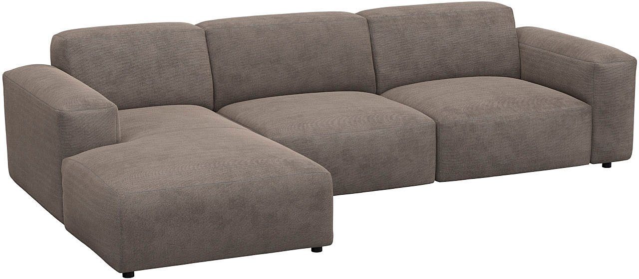 FLEXLUX Hoekbank Lucera comfortabel en comfortabel door hoogwaardige zitconstructie, L-vorm