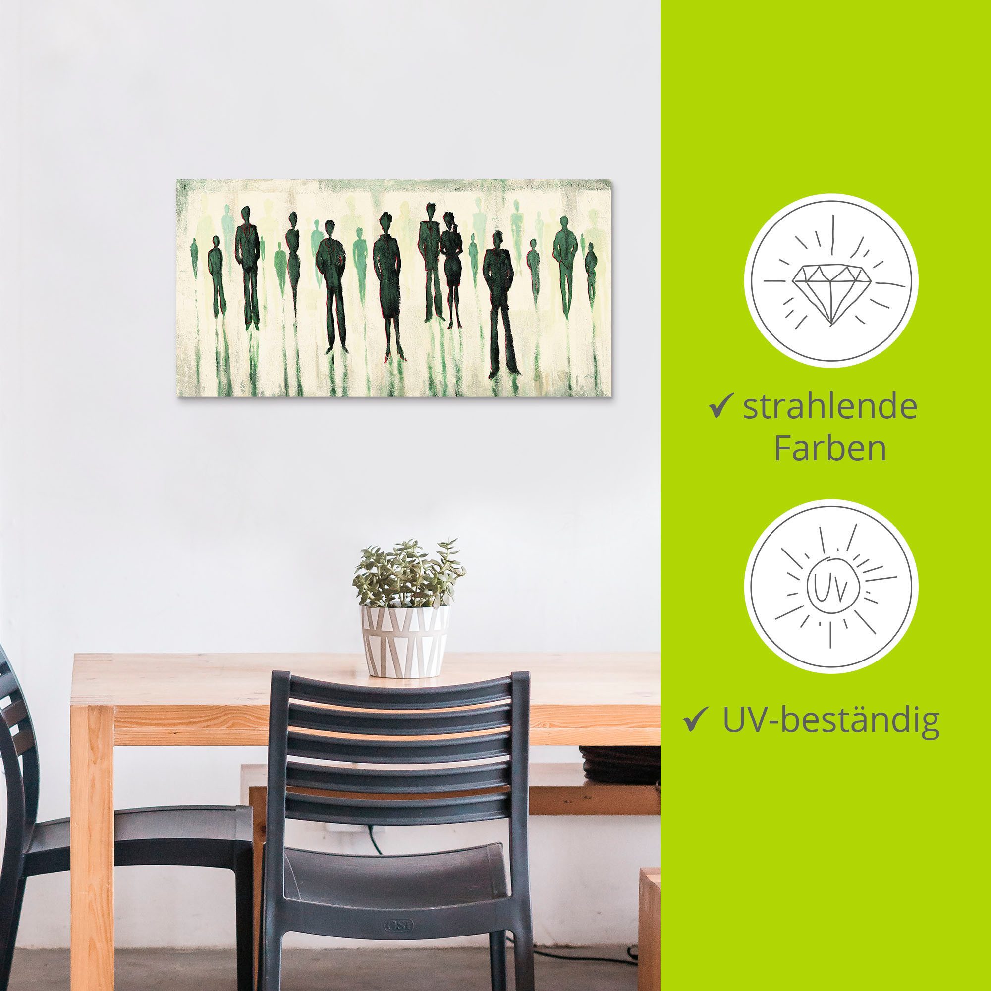 Artland Artprint Voor iedereen als artprint van aluminium, artprint voor buiten, artprint op linnen in verschillende maten