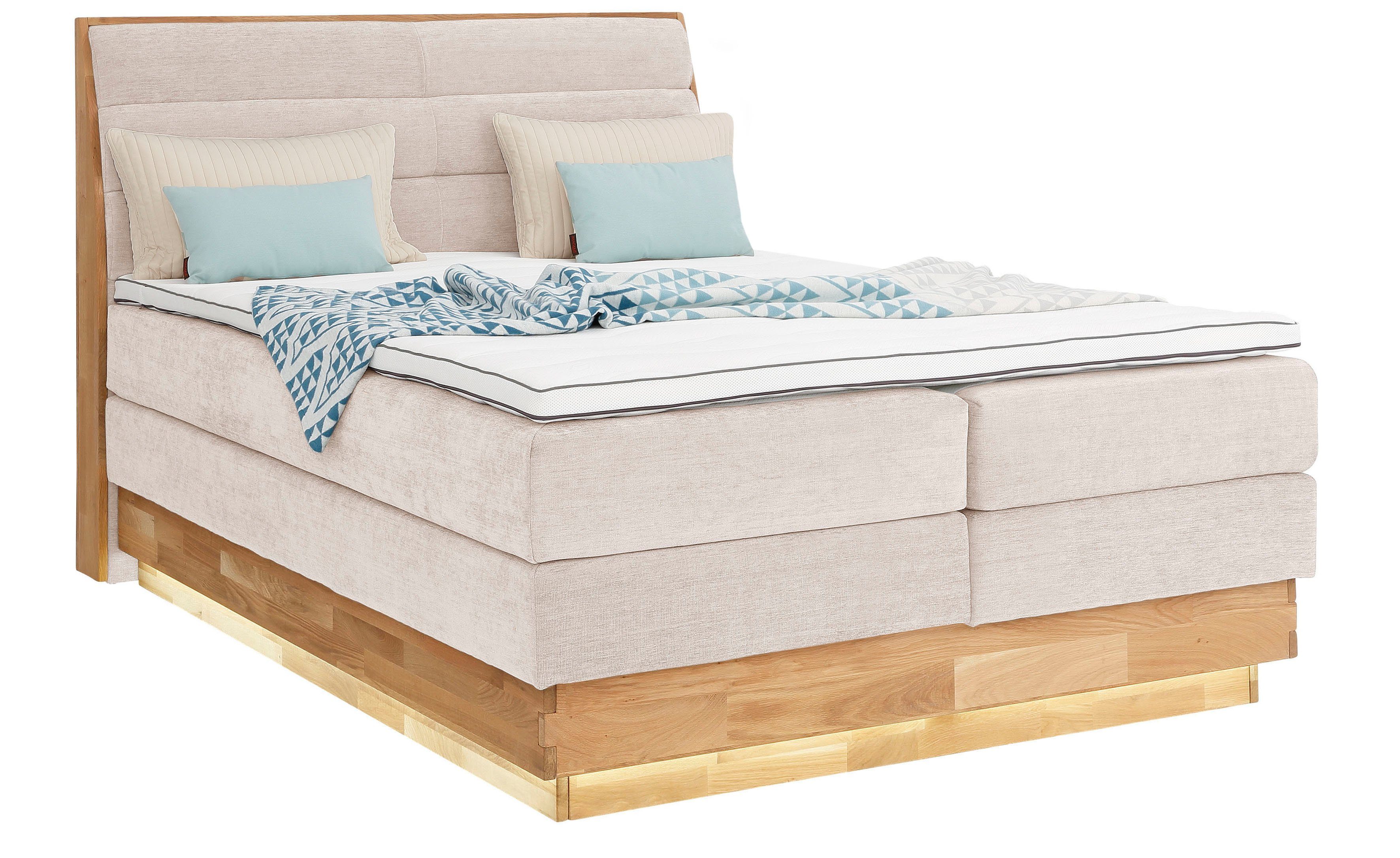 OTTO products Boxspring Ledverlichting, met gecertificeerde, gerecyclede overtrekstoffen