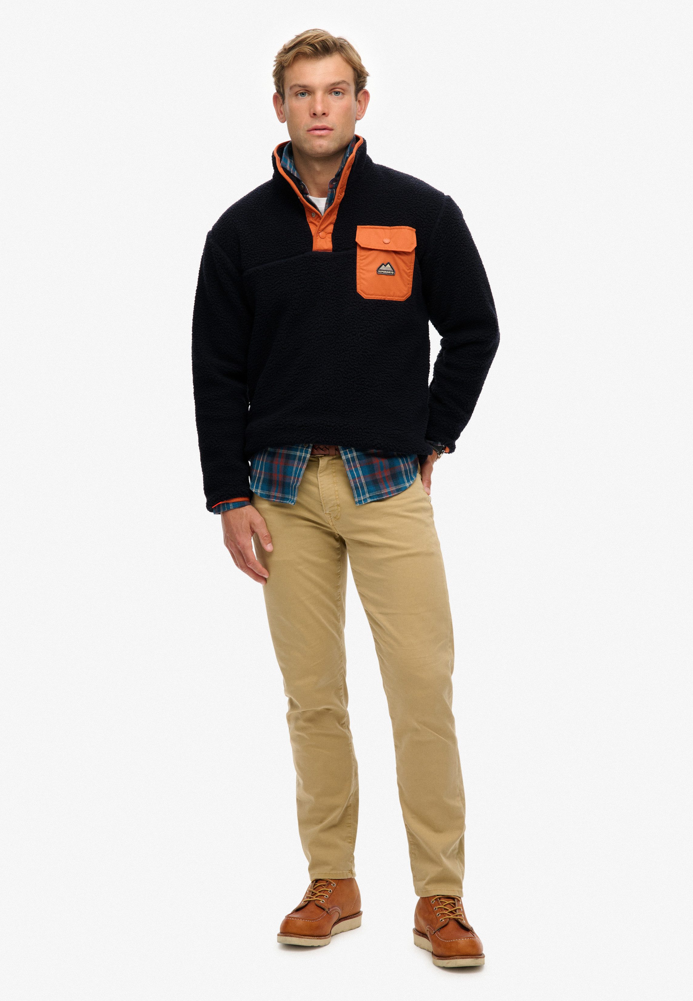 Superdry Sweatshirt FUJI FLEECE HENLEY