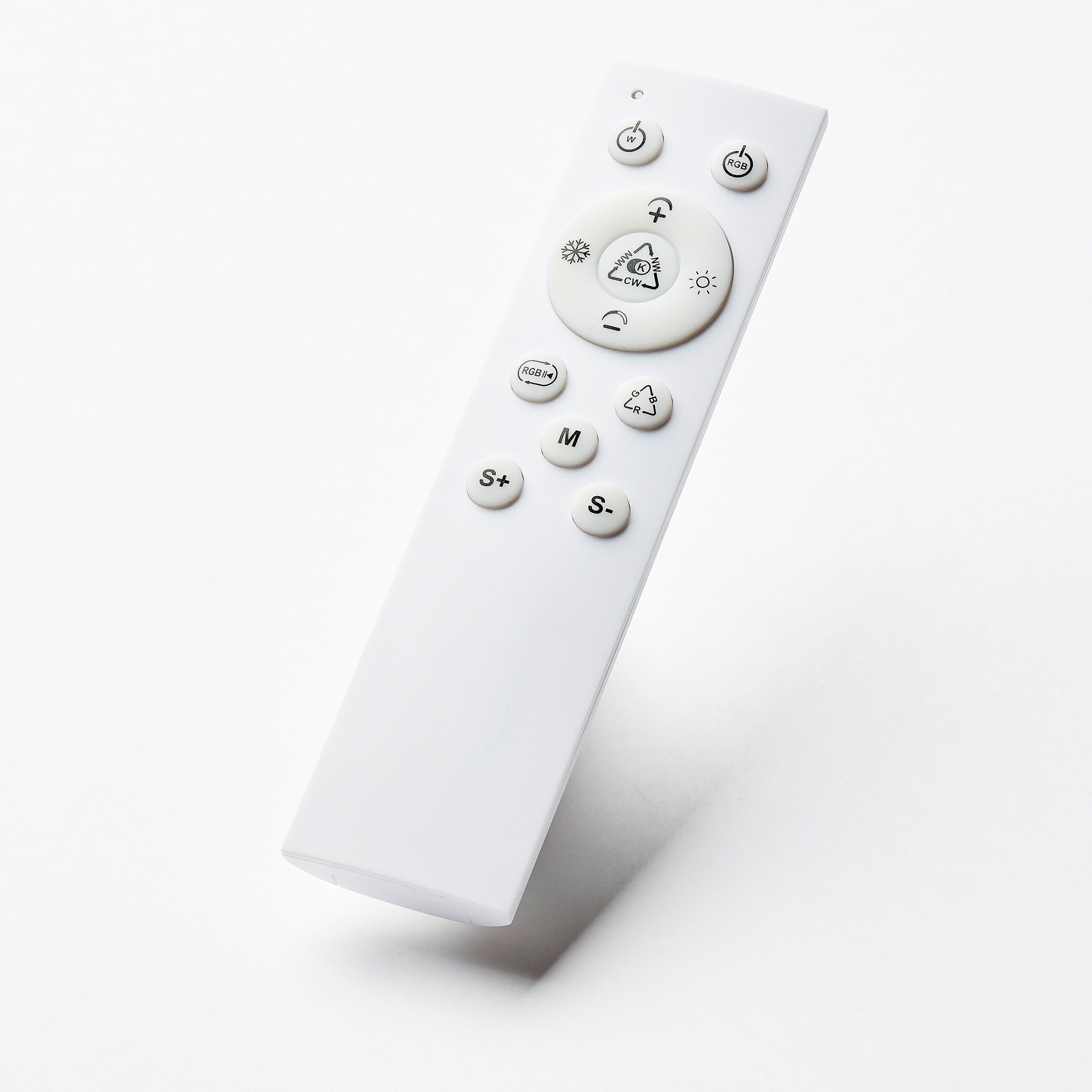 my home Led-plafondlamp Elliot 42 x 42 cm, 2500 lumen, 3000-6500 kelvin, wit/zwart (1 stuk)