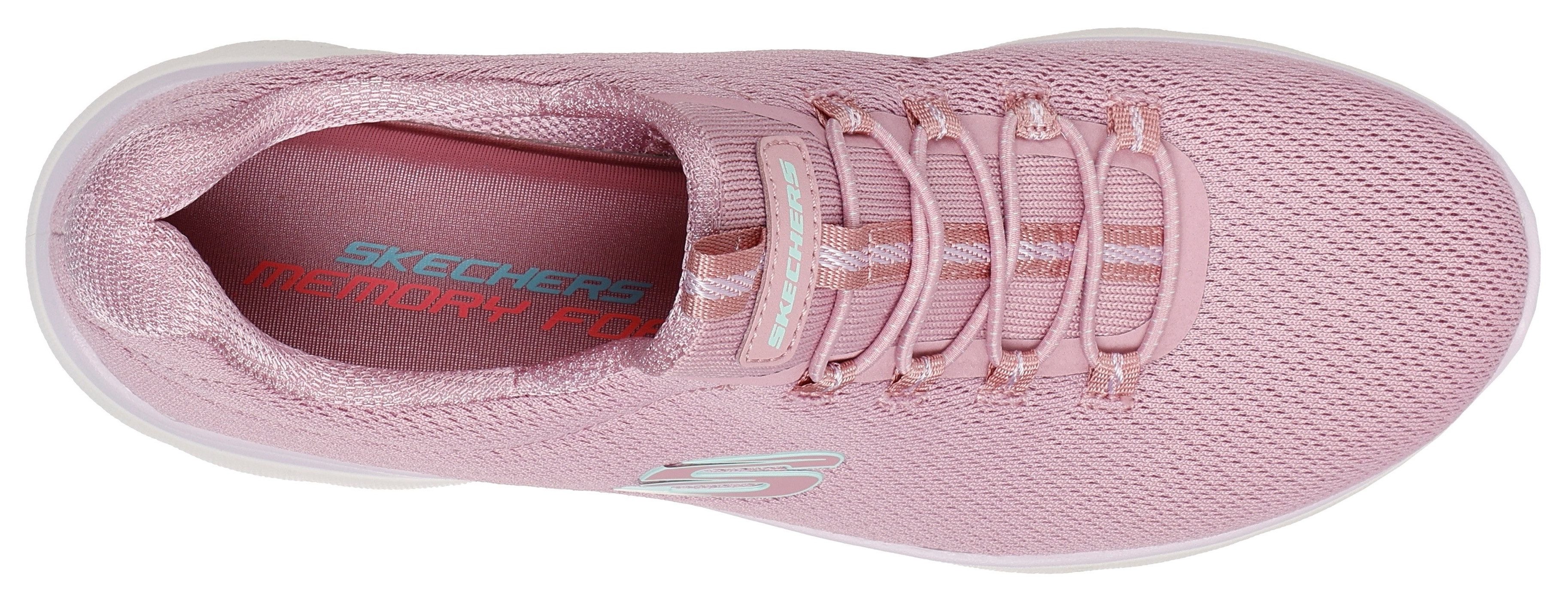 Skechers Slip-on sneakers SUMMITS-SUMMER BLUSH , veterschoen, slipper, sneaker met memory foam