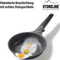 stoneline koekenpan imagination plus ø 20 cm, inductie grijs