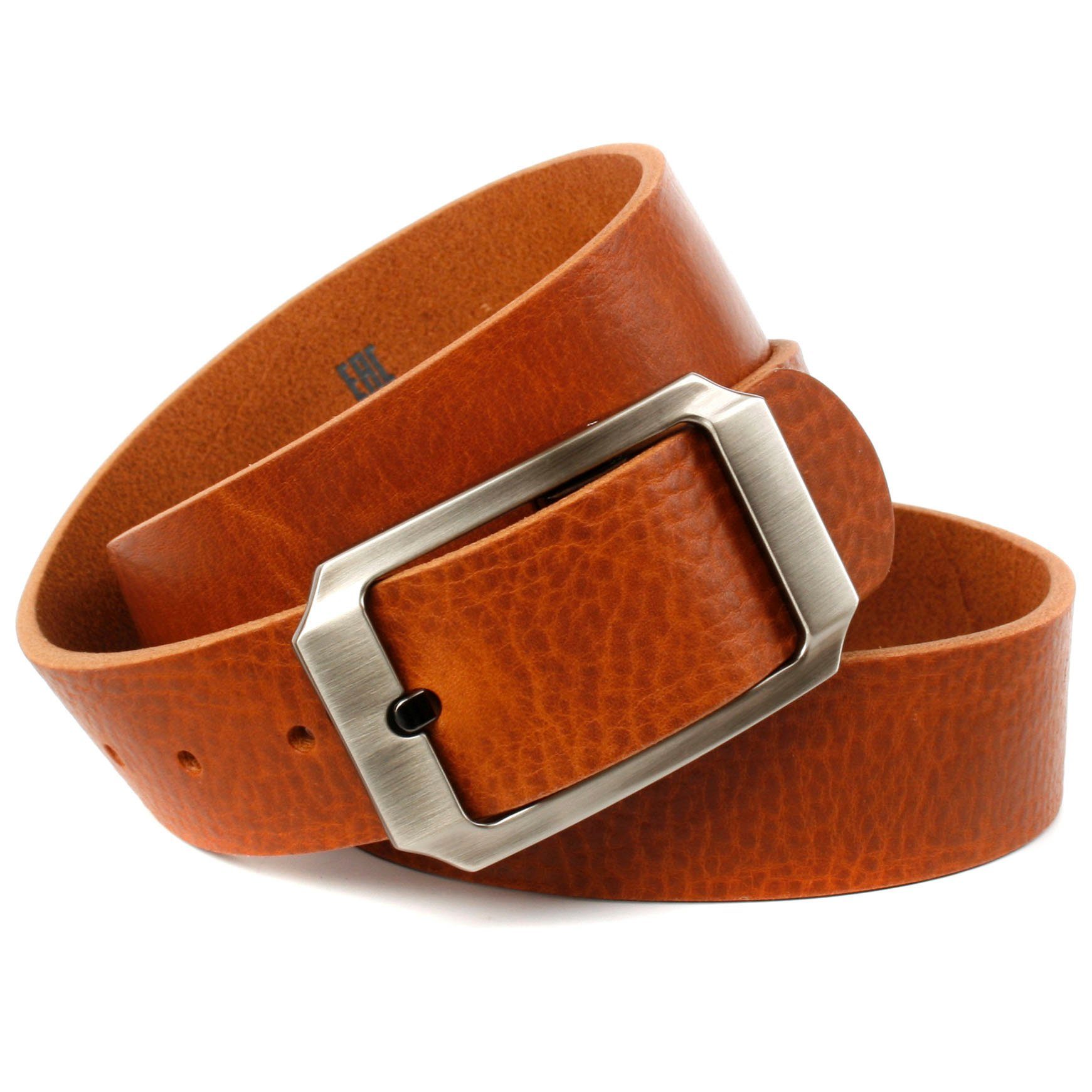Anthoni Crown Leren riem Herenriem in cognac heren riemen maat 90 bruin