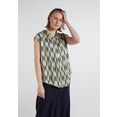 eterna blouse met korte mouwen 1863 by eterna - premium shirt met col bruin