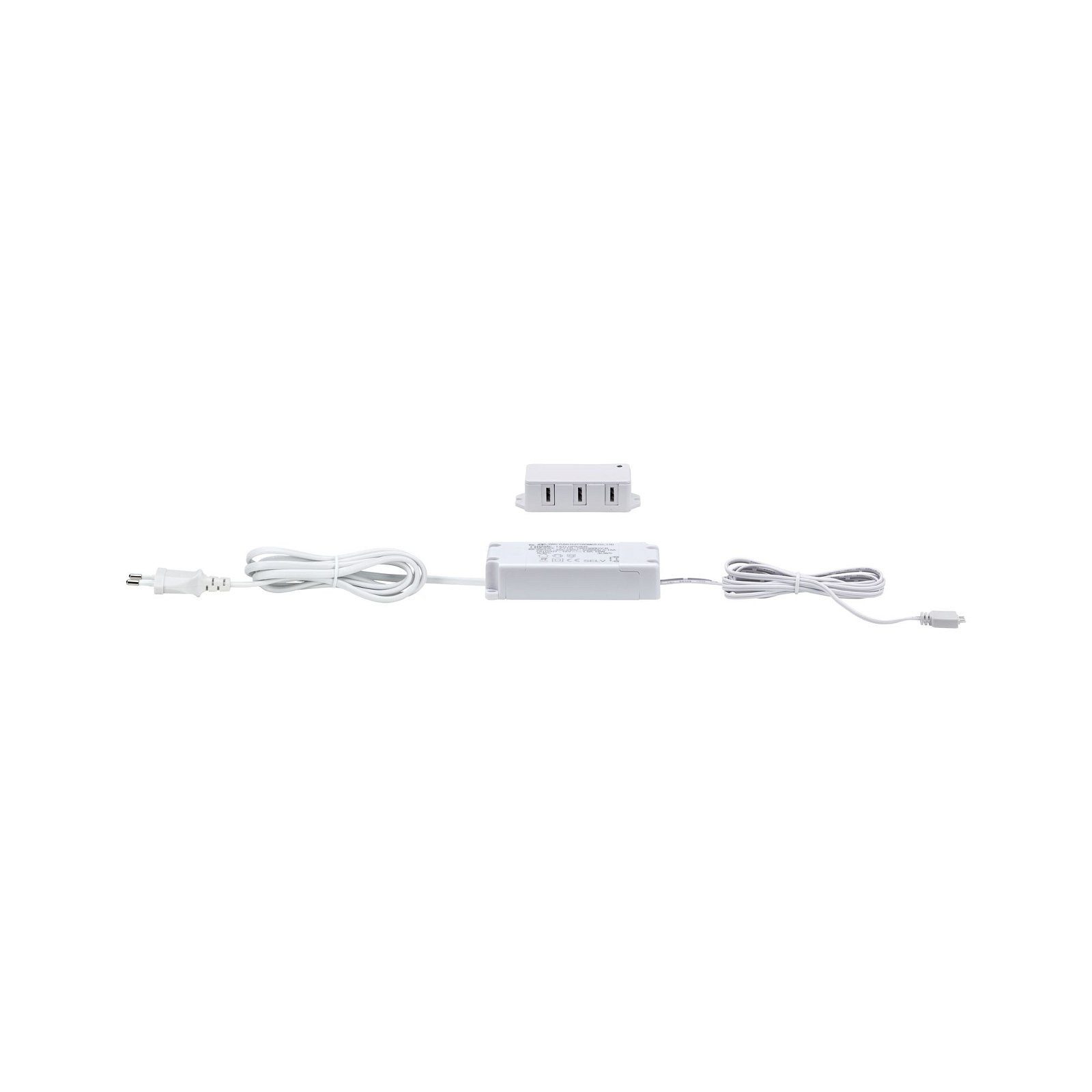 Paulmann Verlichting voor onderkast Clever Connect trafo max. 12W 12V DC incl. 3-voudige verdeler wit (1 stuk)
