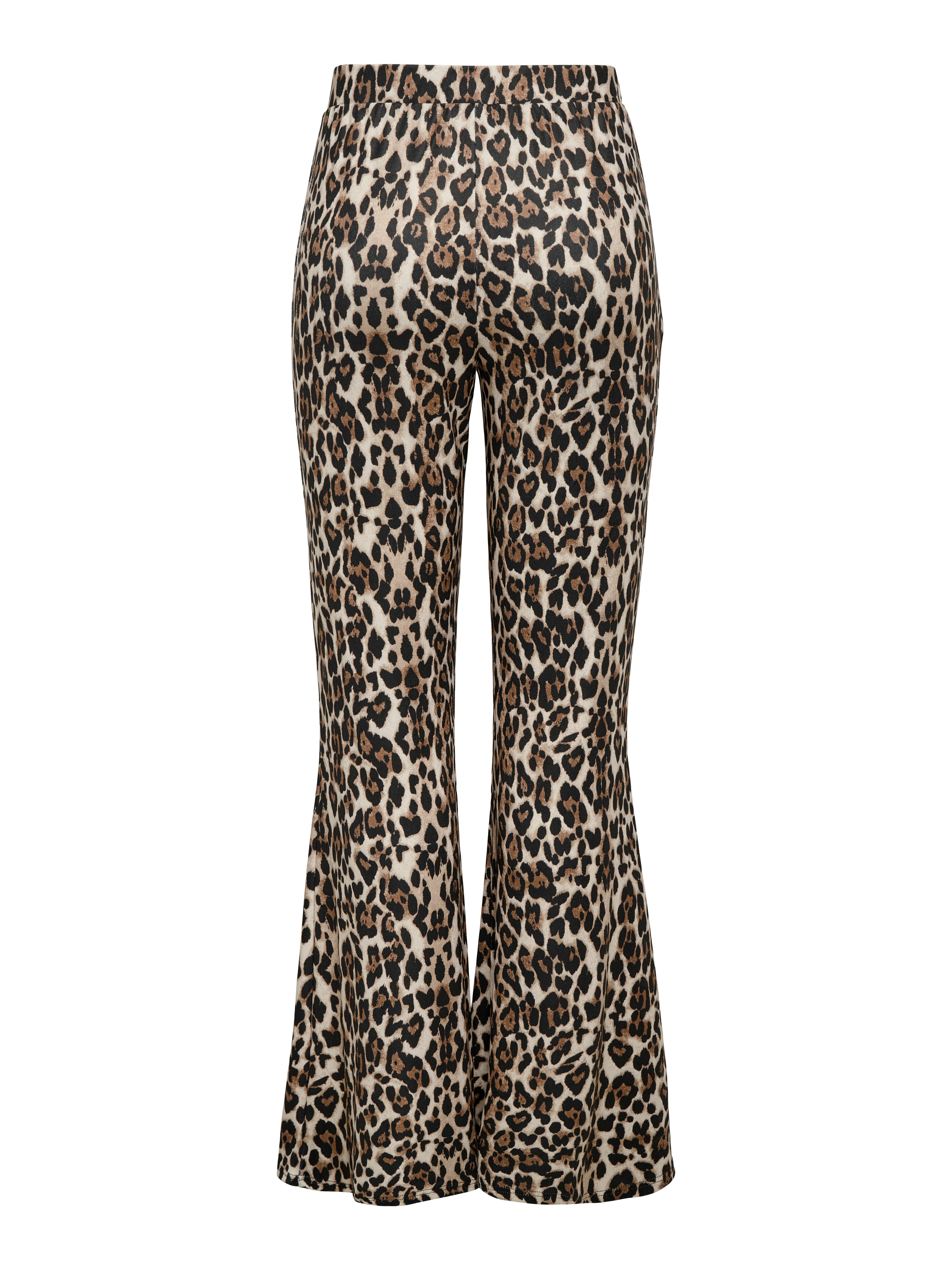 Only Legging met hoge taille ONLANNA RIB FLARED AOP LEGGING CS JRS