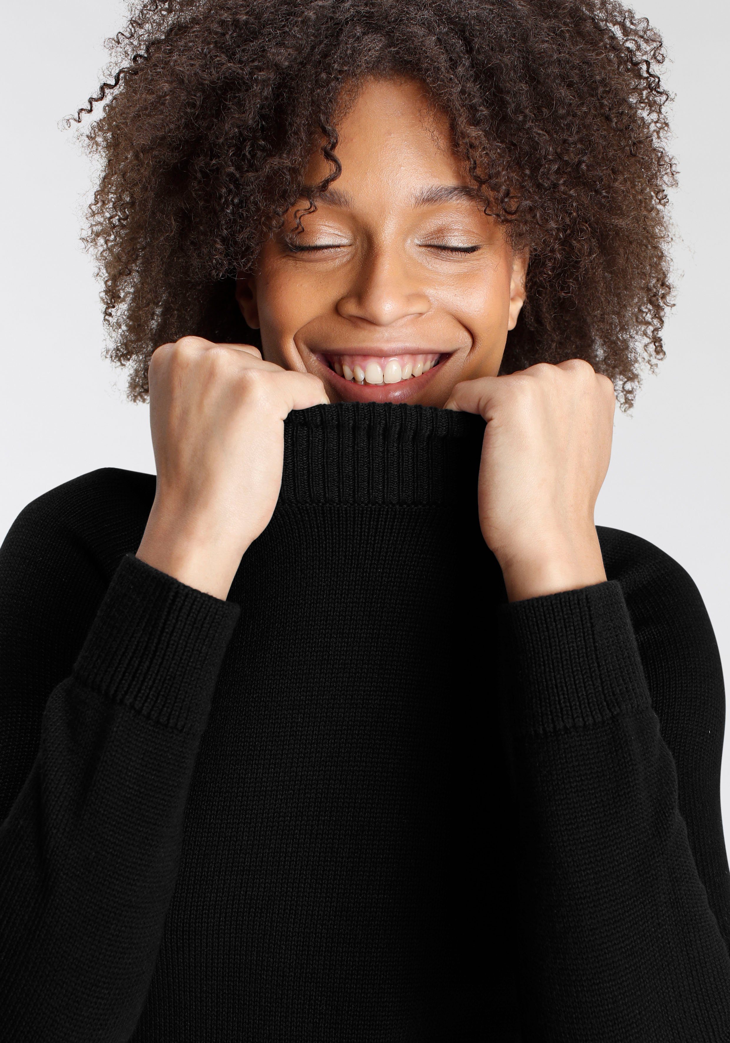 Arizona Coltrui Rollneck in effen kleur