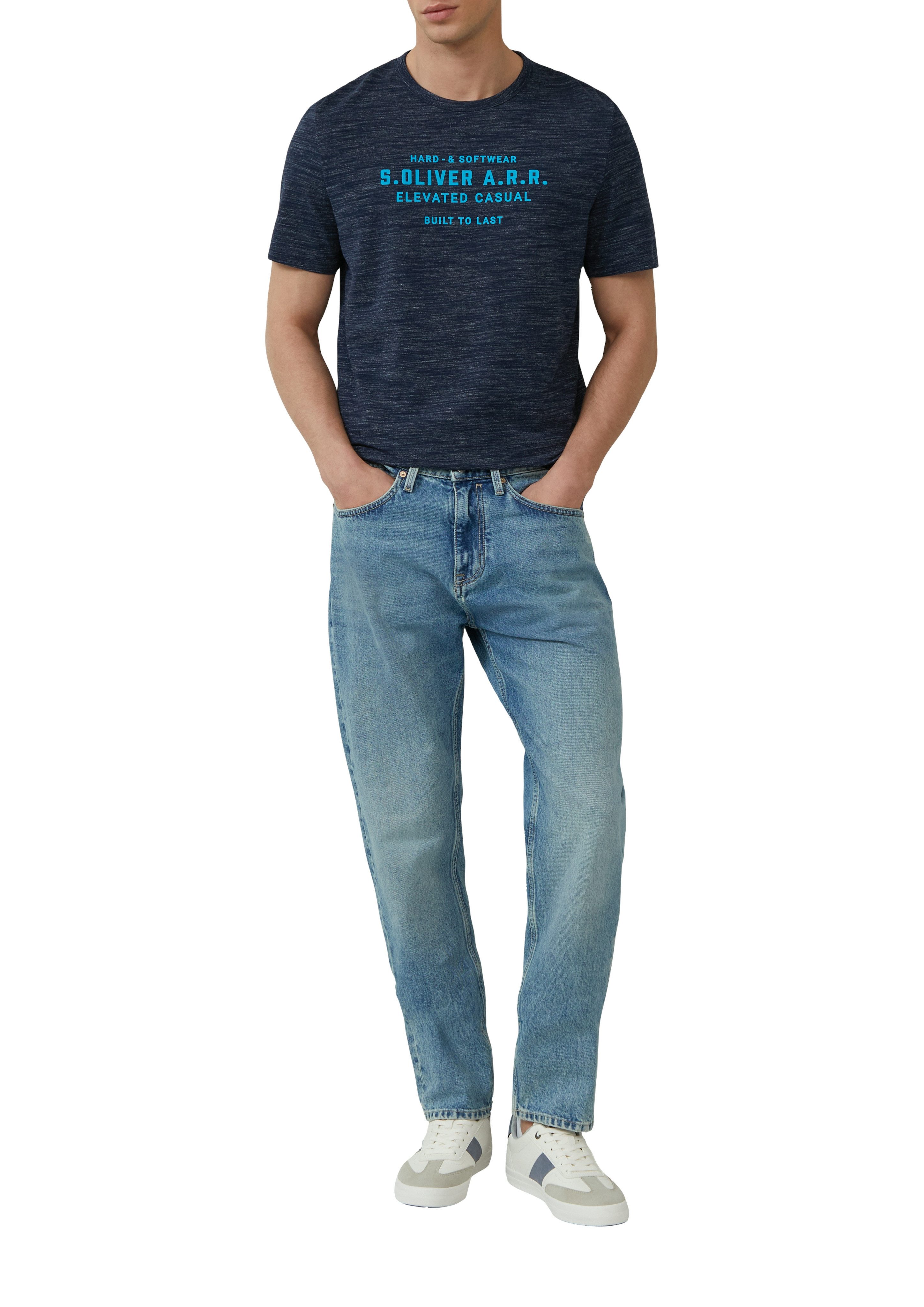 s.Oliver T-shirt gevlekte look