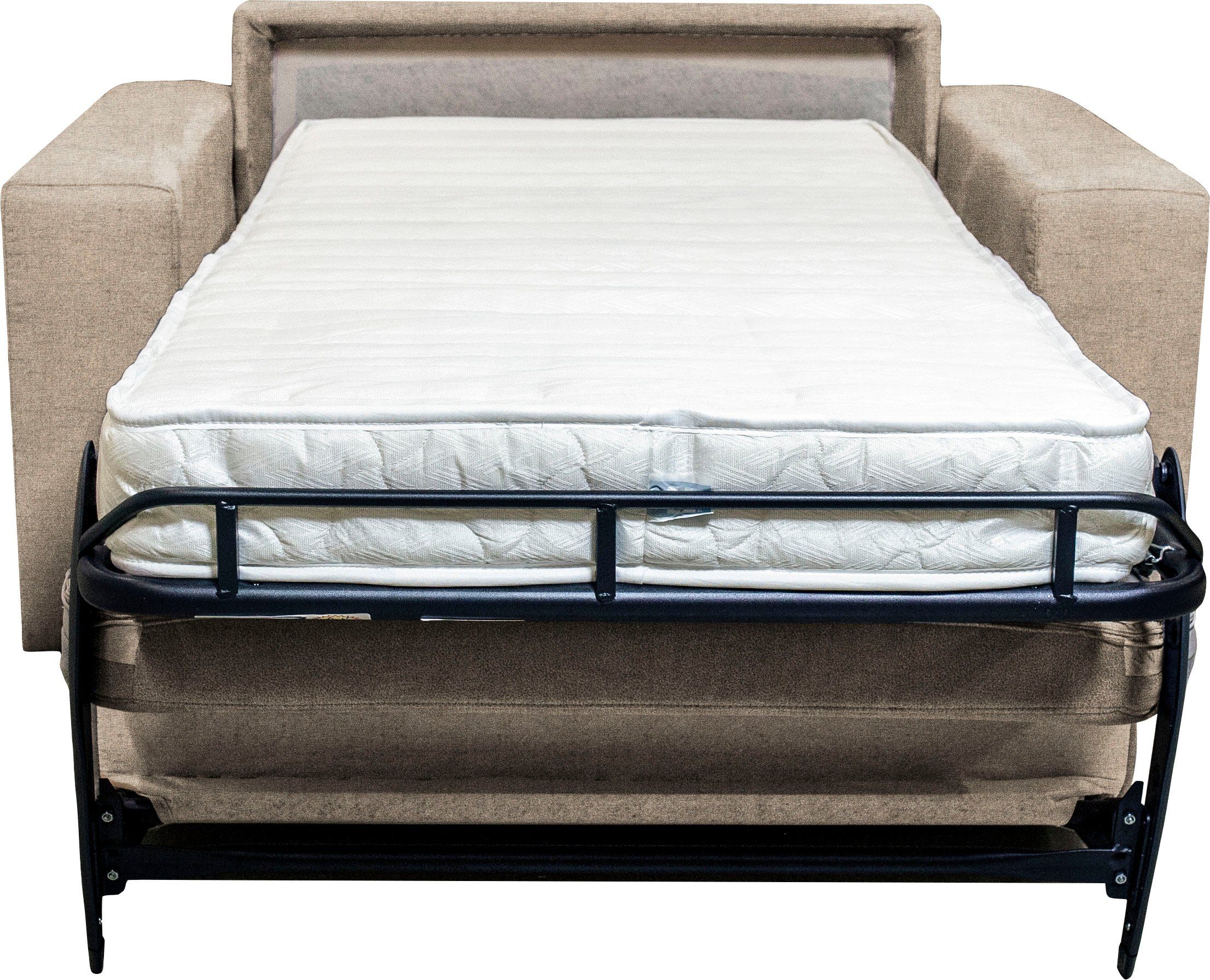 Home affaire Fauteuil Roma matras hoogte 140 cm Bedfunctie, met vering, Afmeting liggend ca. 83x198 cm