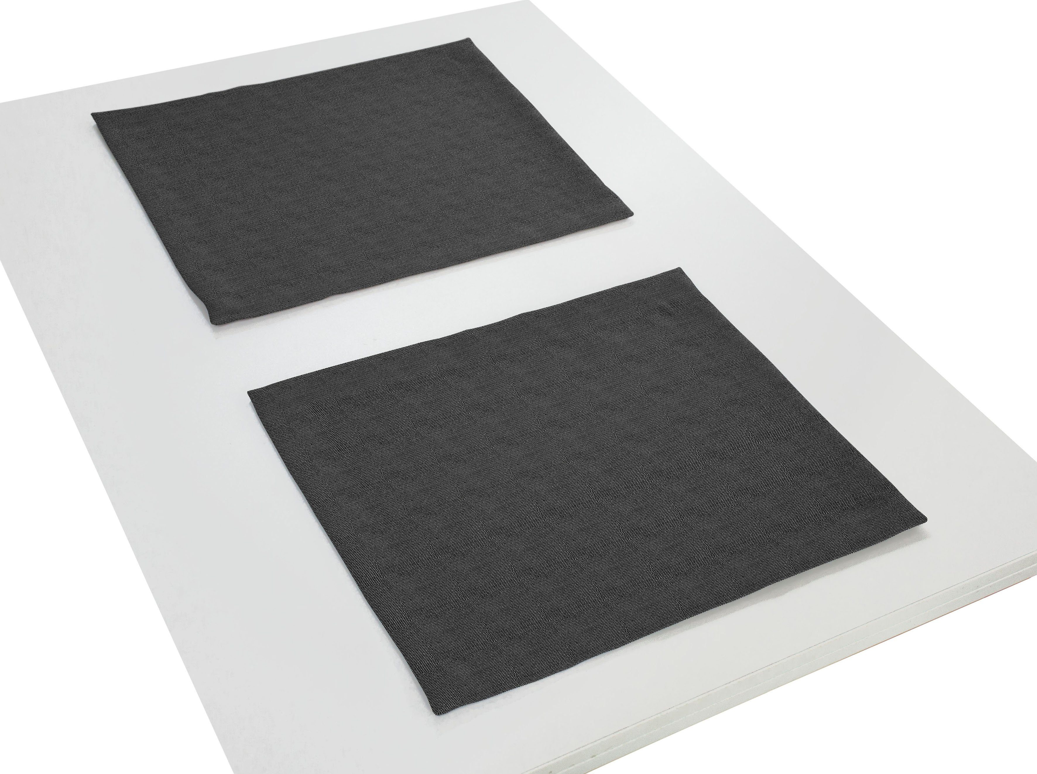 Adam Set placemats Uni Collection GOTS gecertificeerd, Made in Germany (2 stuks)