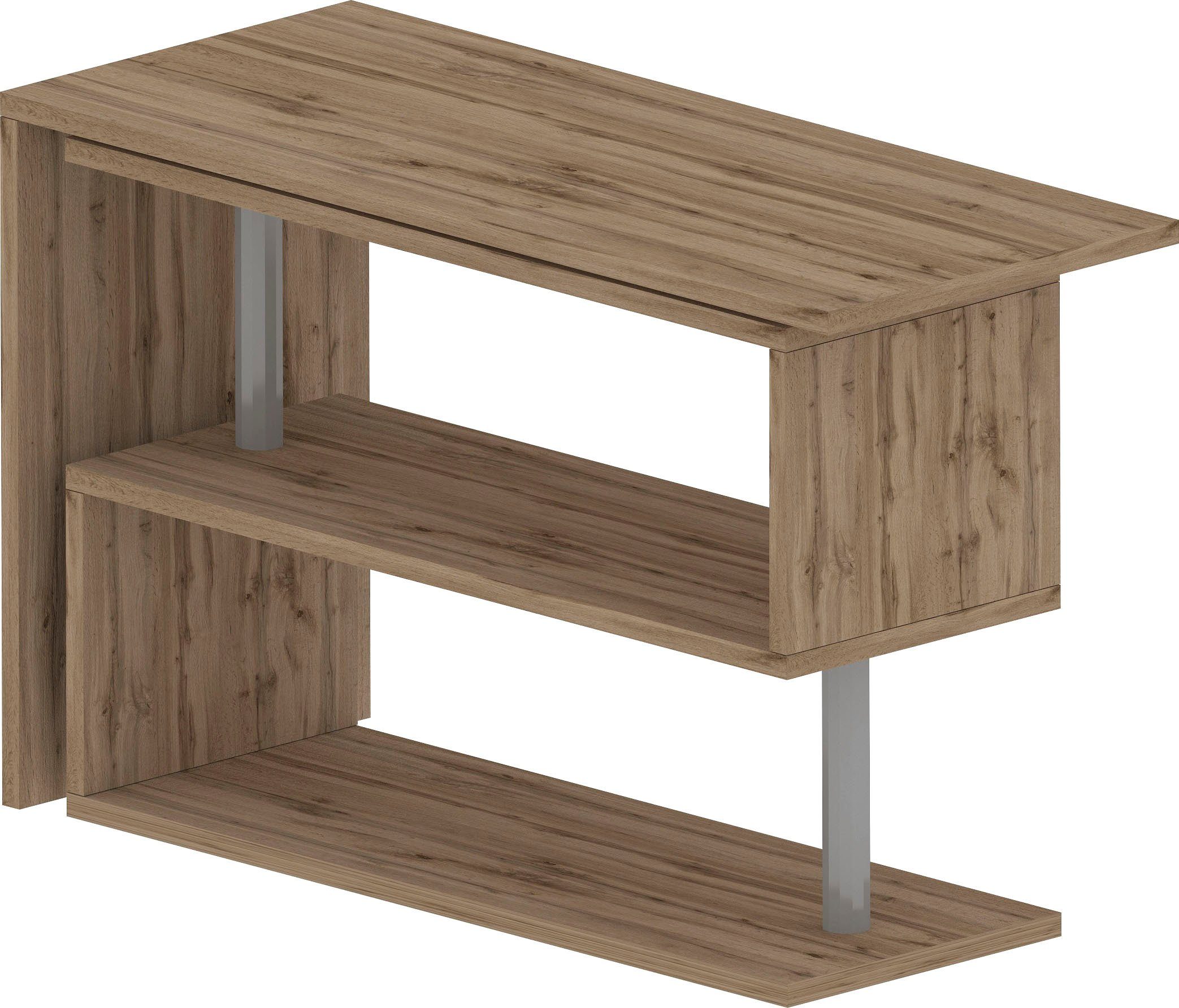 INOSIGN Bureau Volta, Made in Italy multifunctioneel - als computertafel, hoekbureau of sideboard