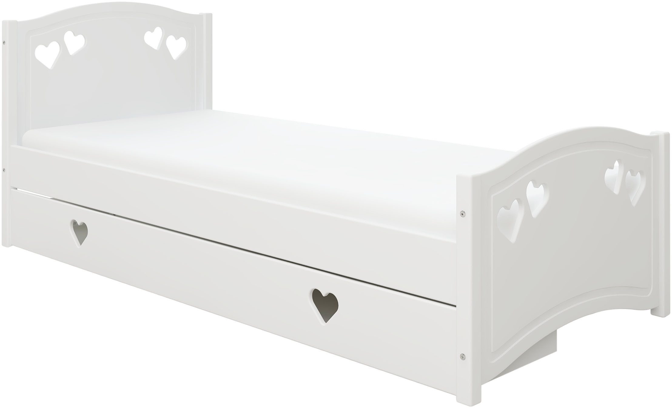 Lüttenhütt Kinderbed Beeke, OTTO's Choice, kinderbed, met matras + lade FSC®-gecertificeerd, veel opbergruimte, tot 100 KG belastbaar (4-delig)