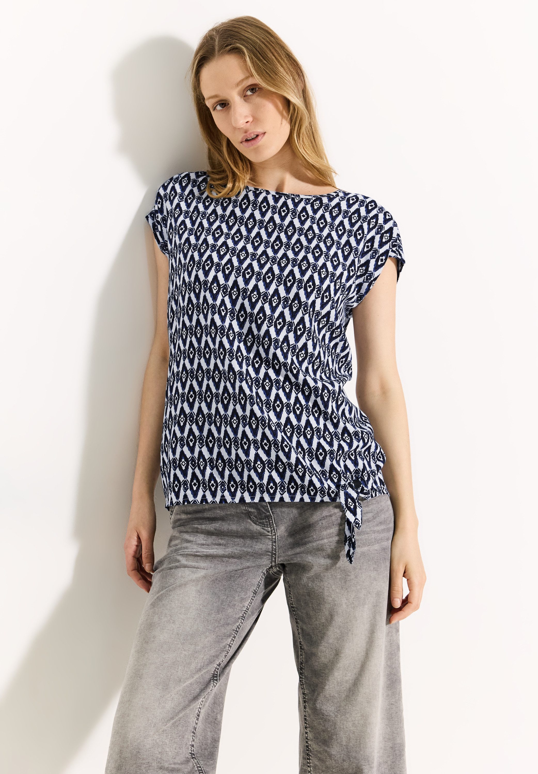 Cecil Blouse met korte mouwen met print all-over
