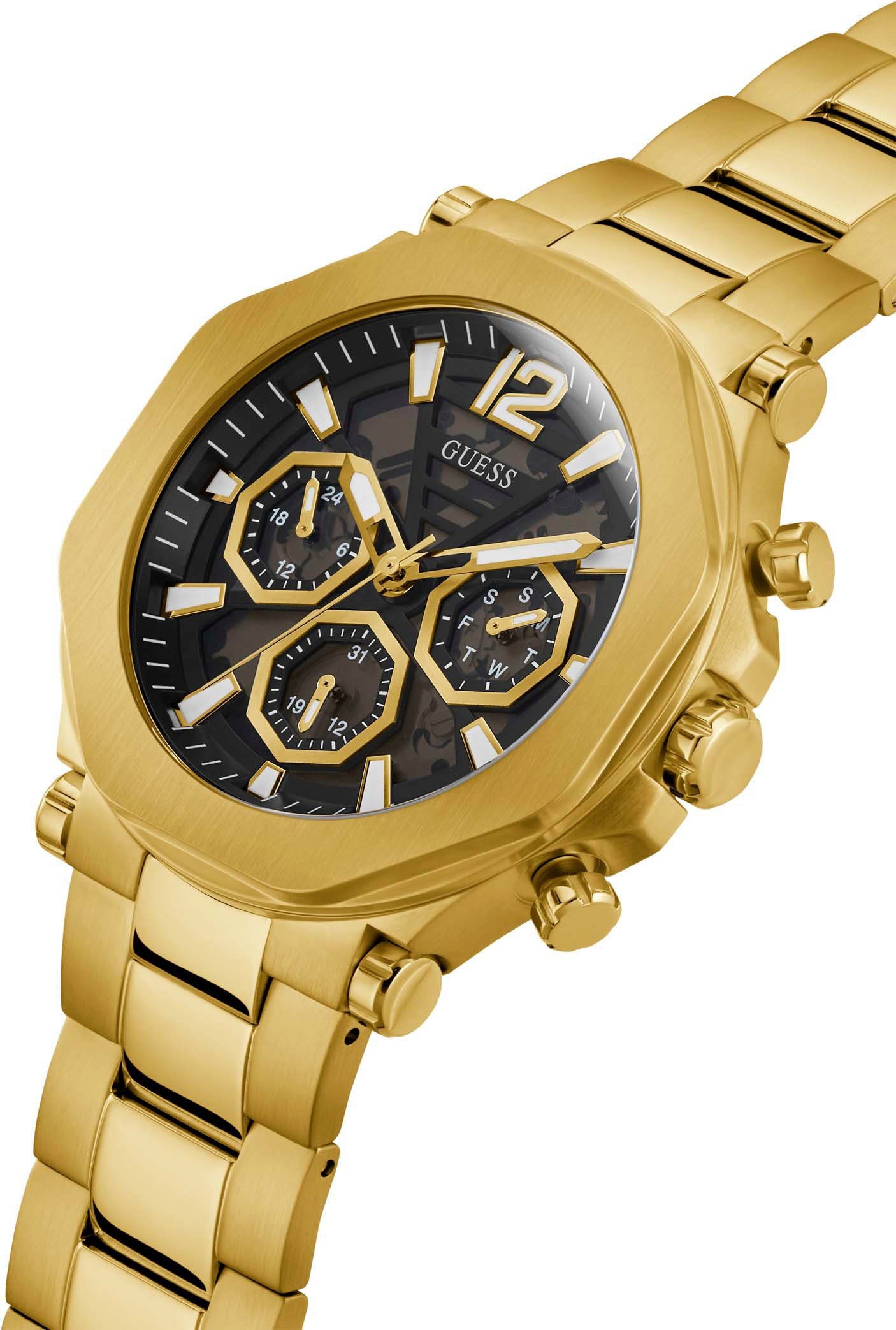 Guess Multifunctioneel horloge Edge Polshorloge, quartz horloge, herenhorloge
