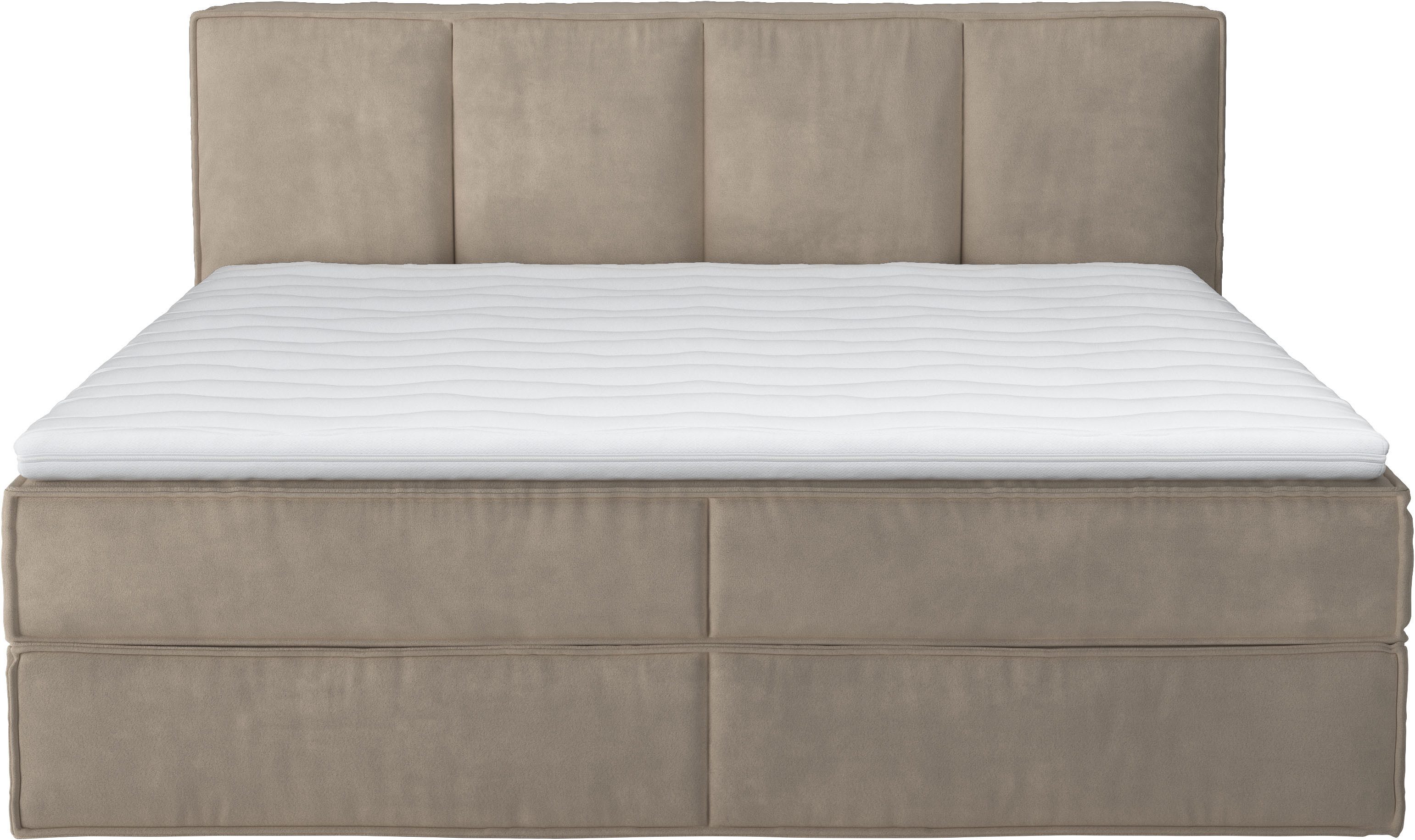 Home affaire Boxspring Sacy Boxbed incl. topmatras, 2 matrassen, hardheden H2, H3 en H4 naar keuze