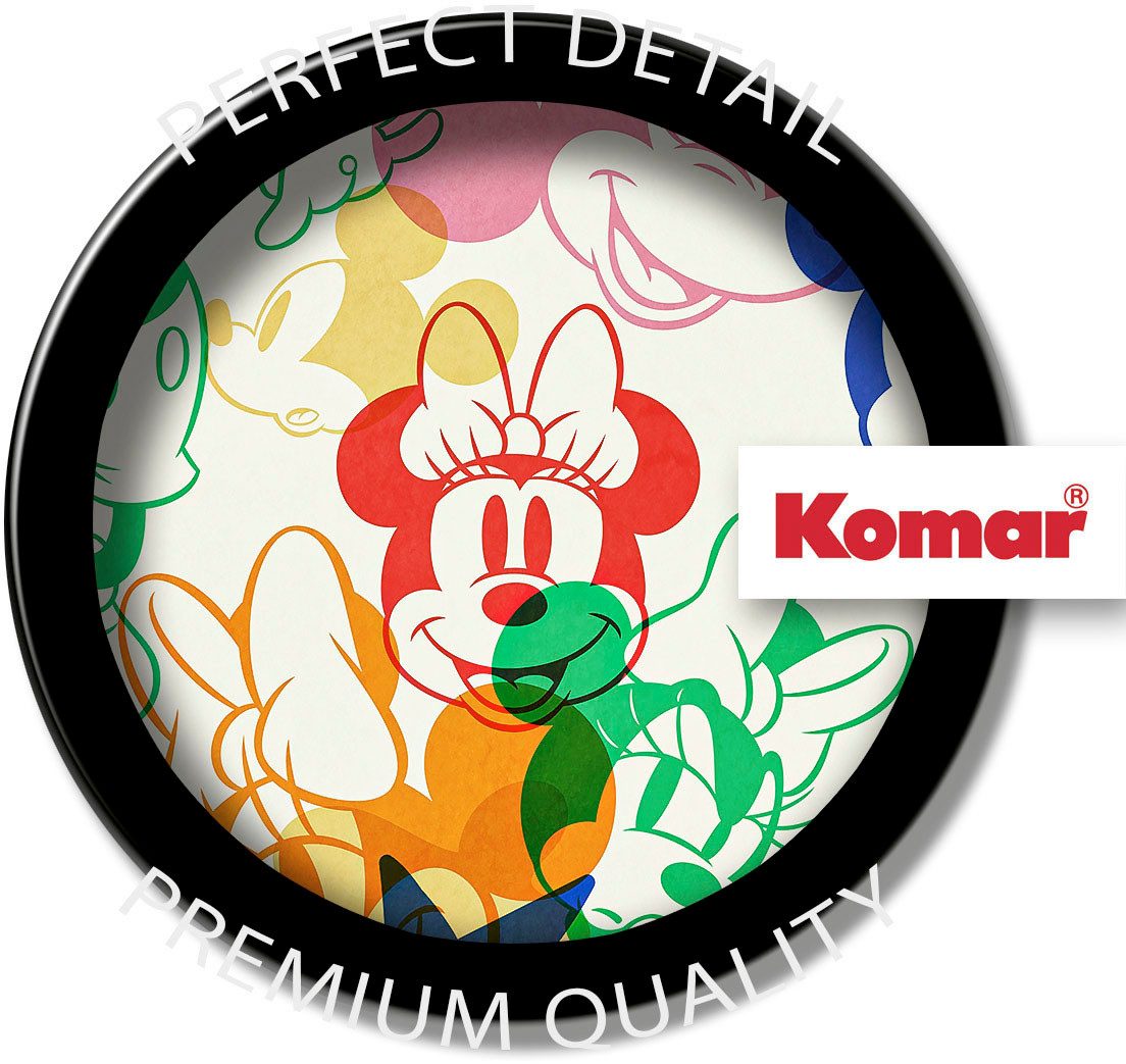 Komar Fotobehang Digitale print vlies - Mickey and Minnie Mixture - Afmeting 400 x 250 cm (1 stuk)