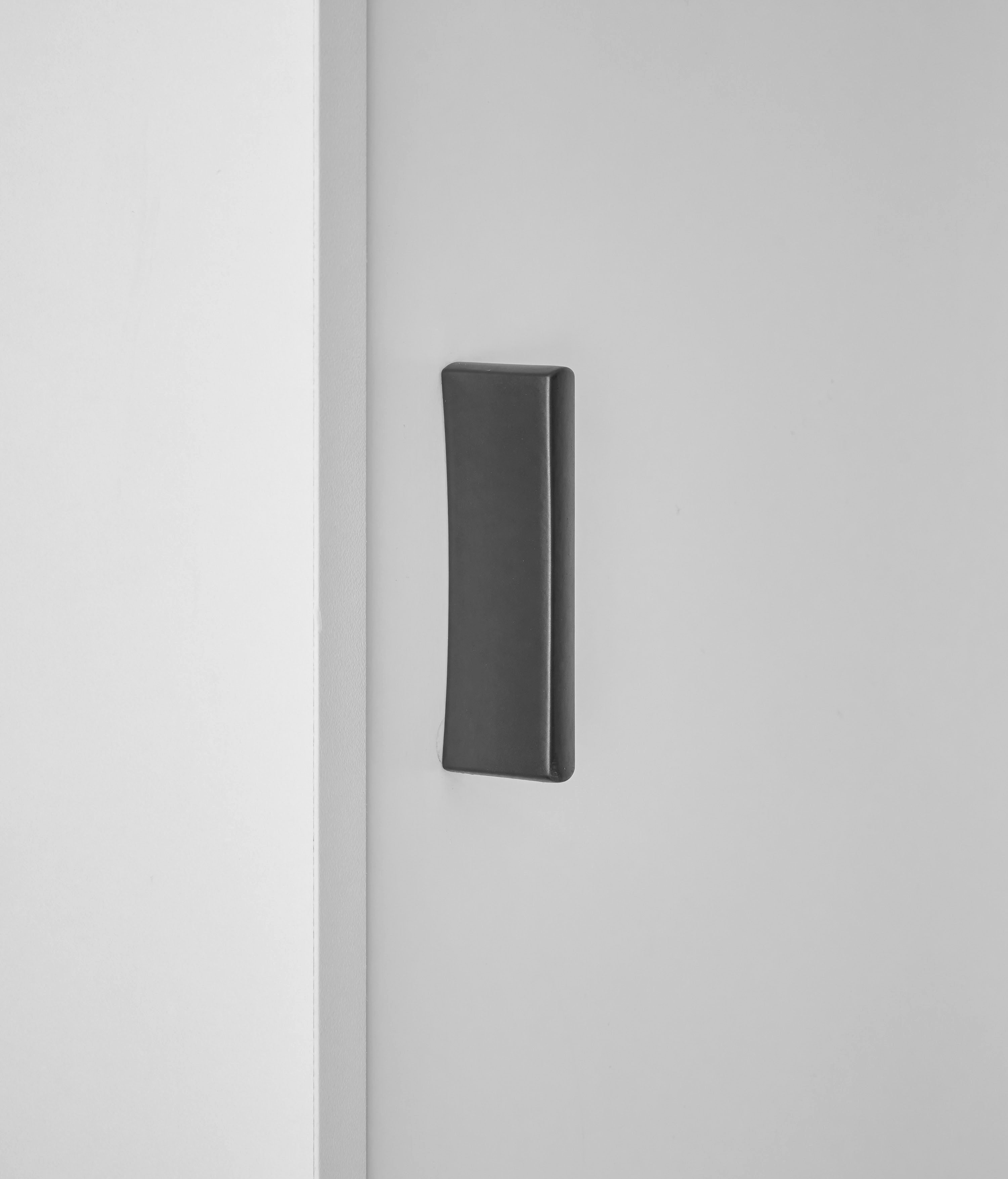 INOSIGN Wandmeubel Hudson met moderne groevenlook, handgrepen van metaal (zwart), breedte 328 cm (set, 5-delig)