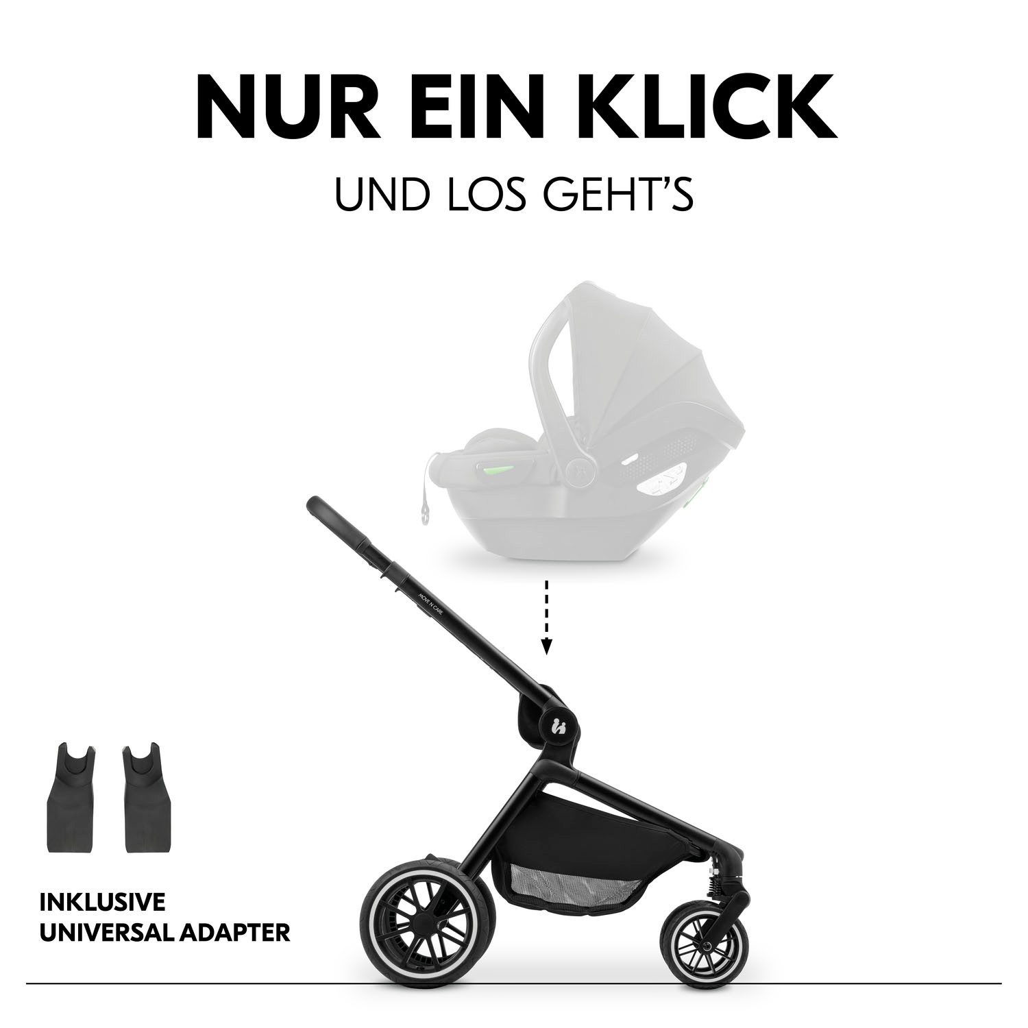 Hauck Combi-kinderwagen Move N Care Set belasting tot 22 kg (set)