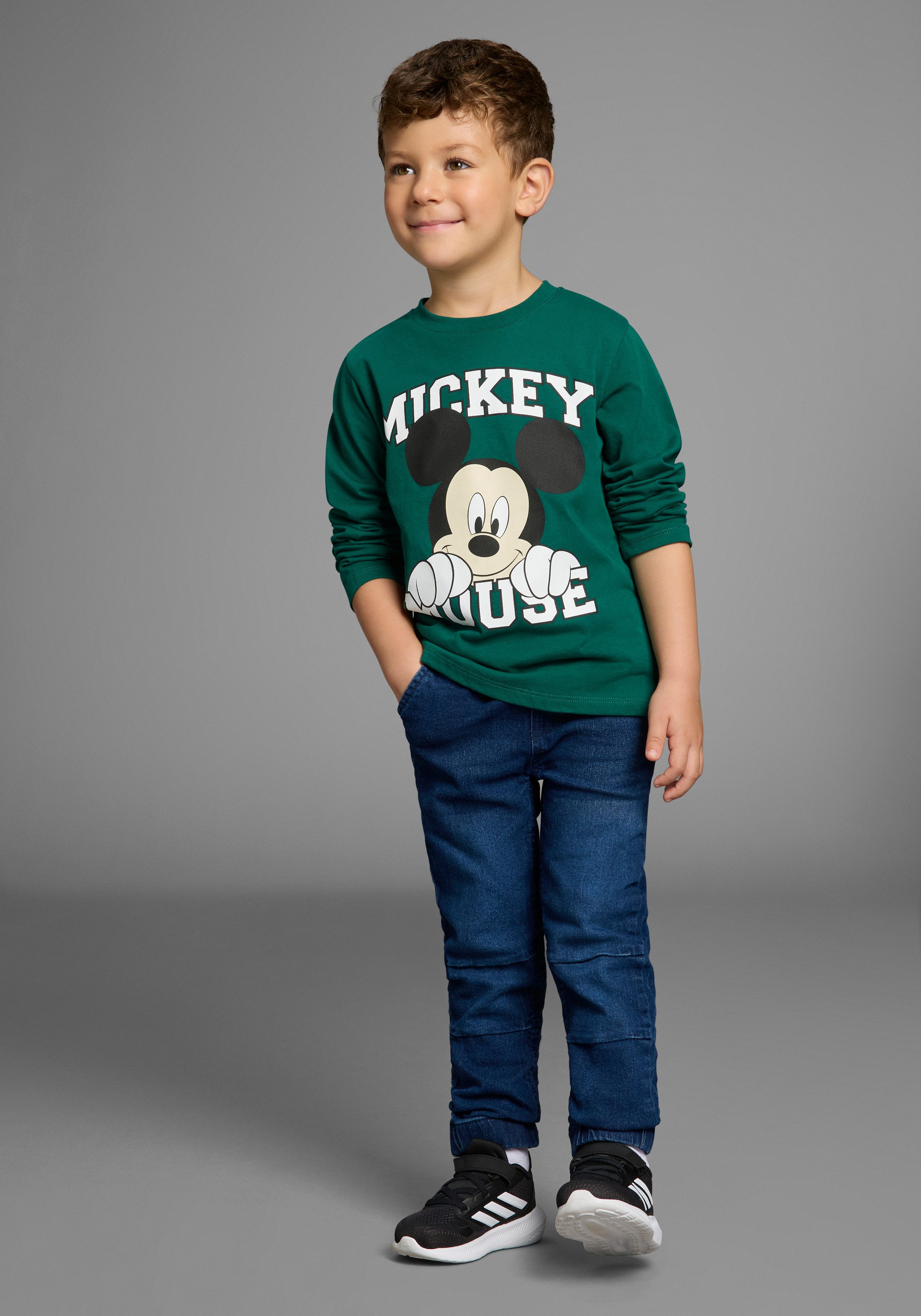 KIDSWORLD Shirt met lange mouwen Disney Shirt Mickey Mouse Disney Shirt met Mickey Mouse print