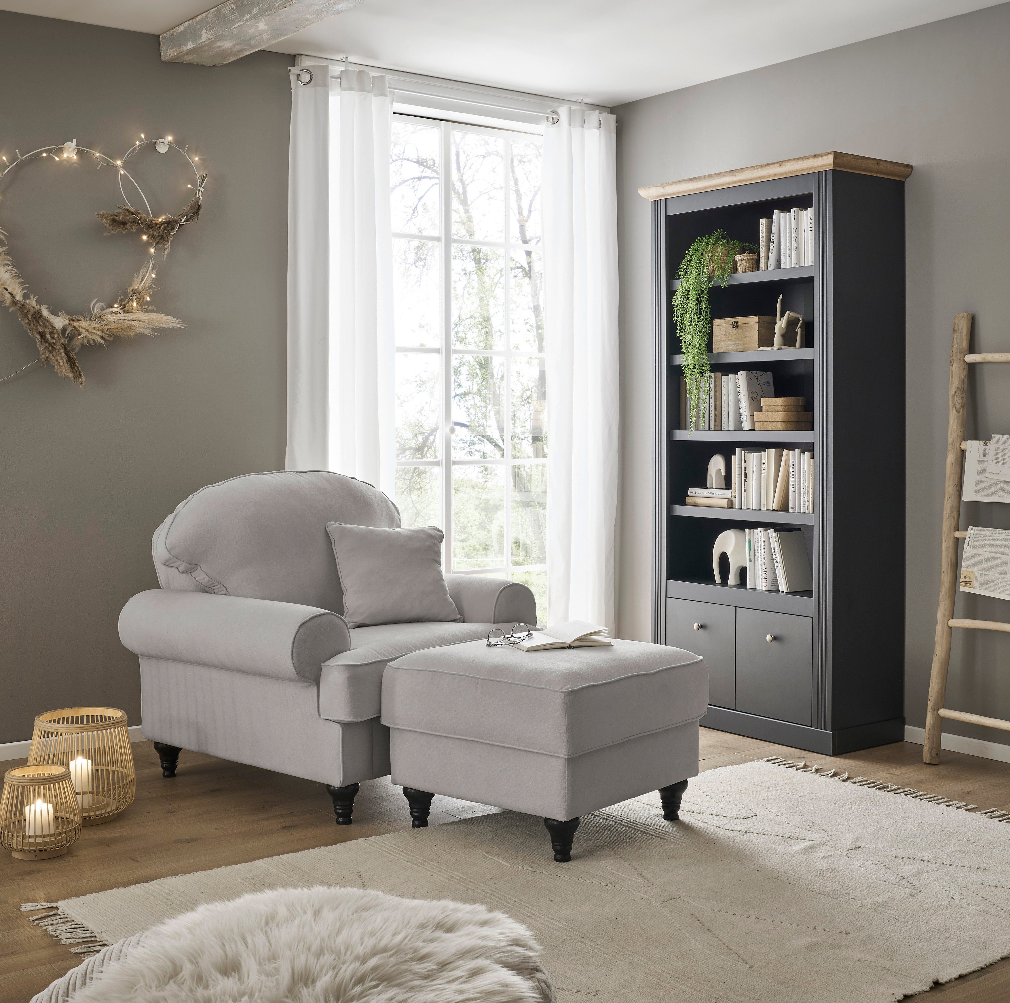 Home affaire Fauteuil Westminster met binnenveringsinterieur (set, 2 stuks)