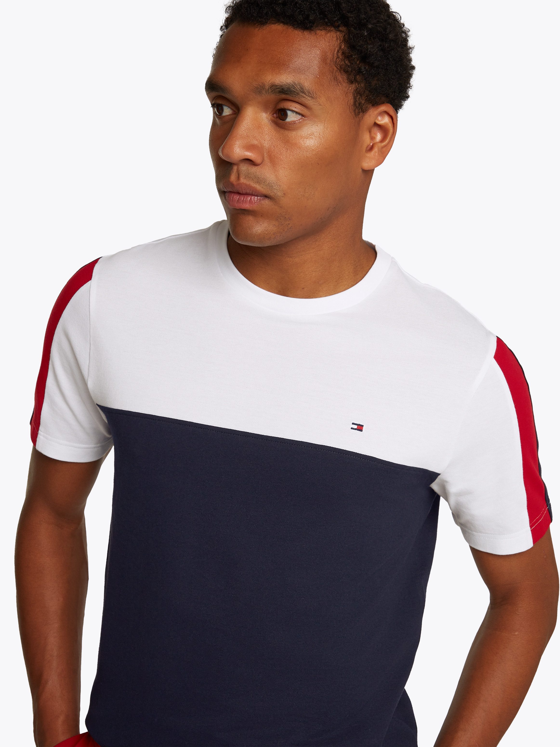 Tommy Hilfiger T-shirt GLOBAL STRIPE COLOURBLOCK TEE