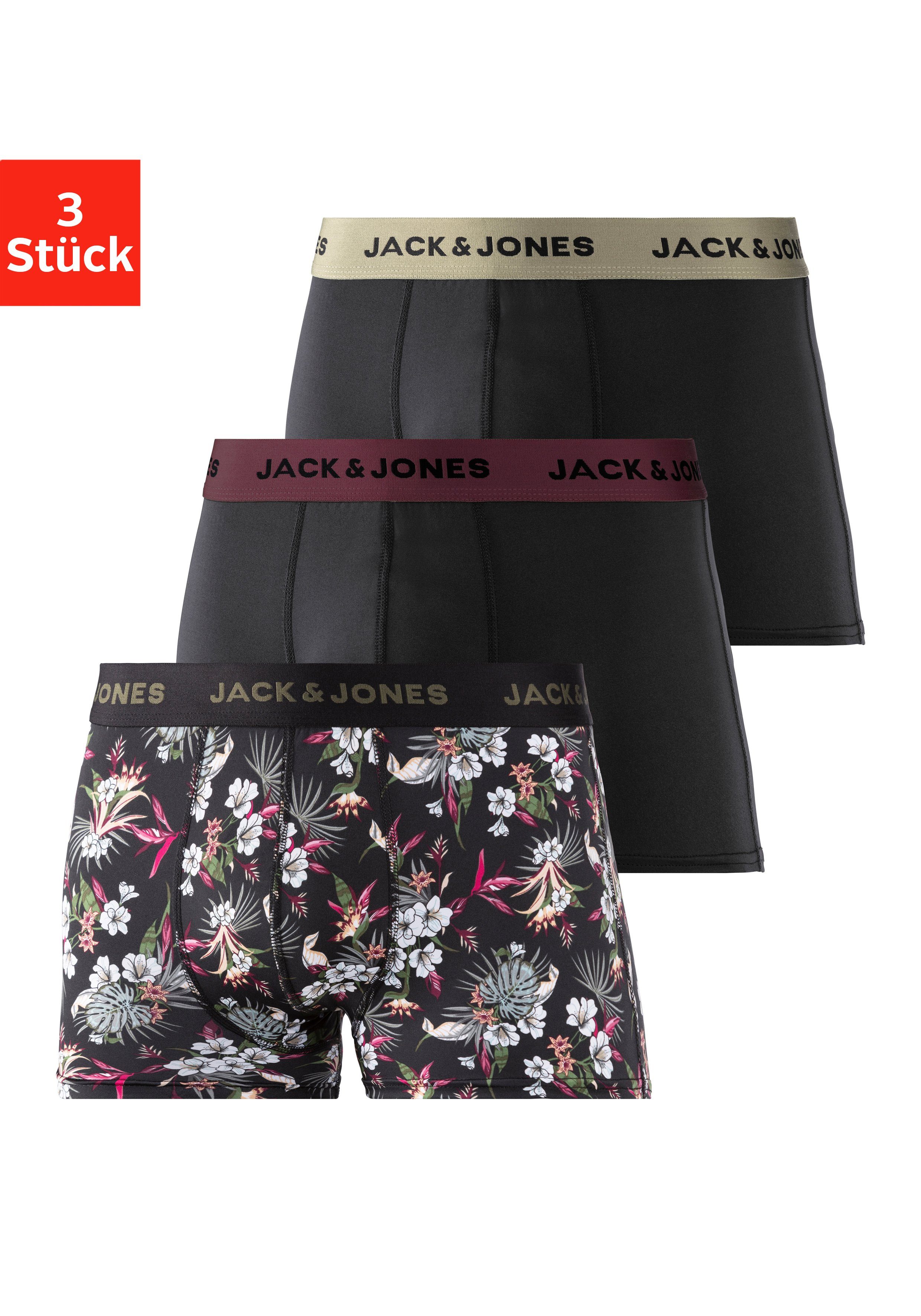 Jack & Jones Functionele boxershort van microvezel (set, 3 stuks)