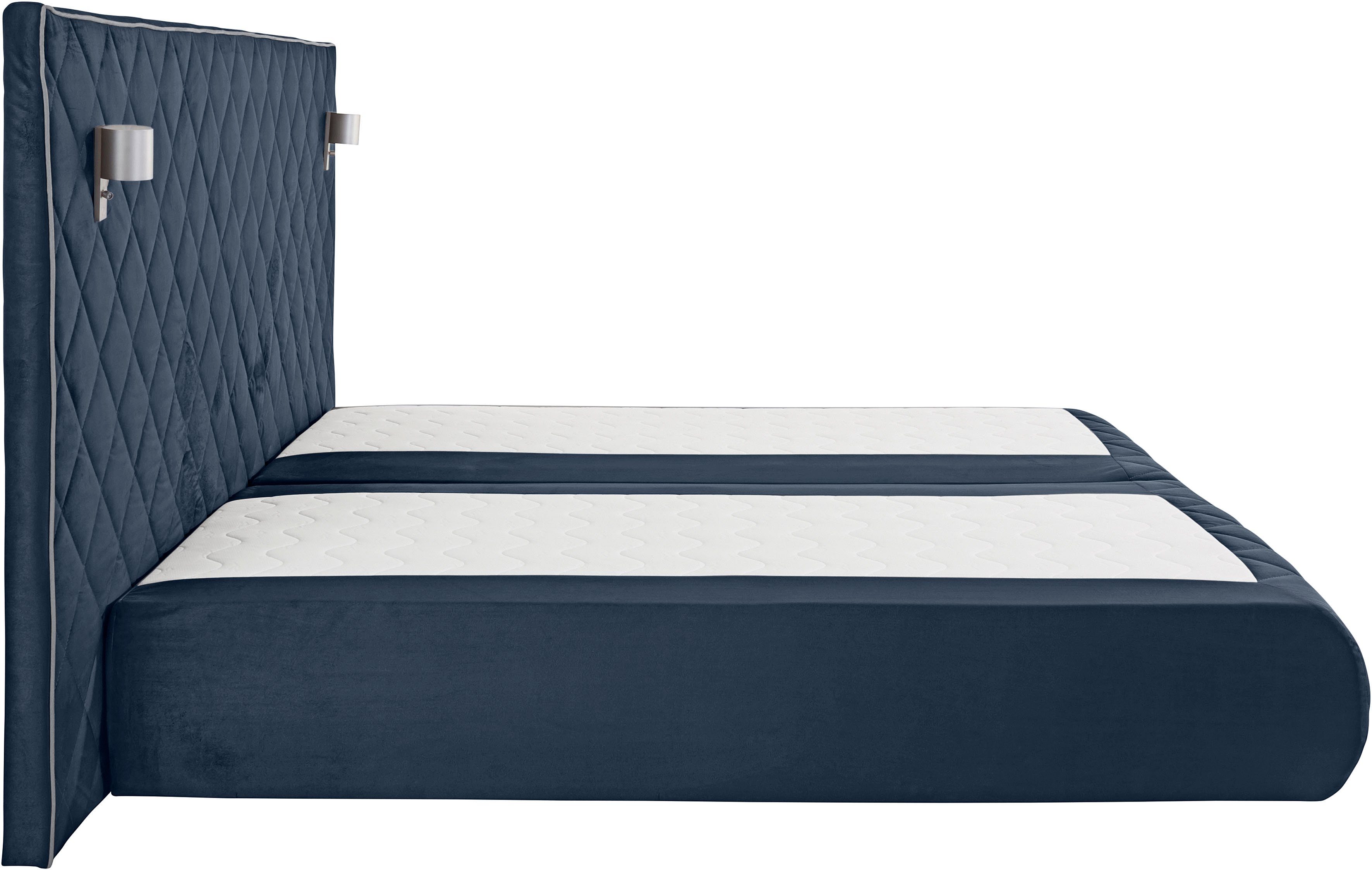 Places of Style Boxspring Alaric naar keuze met en zonder stralen, topmatras pocketvering