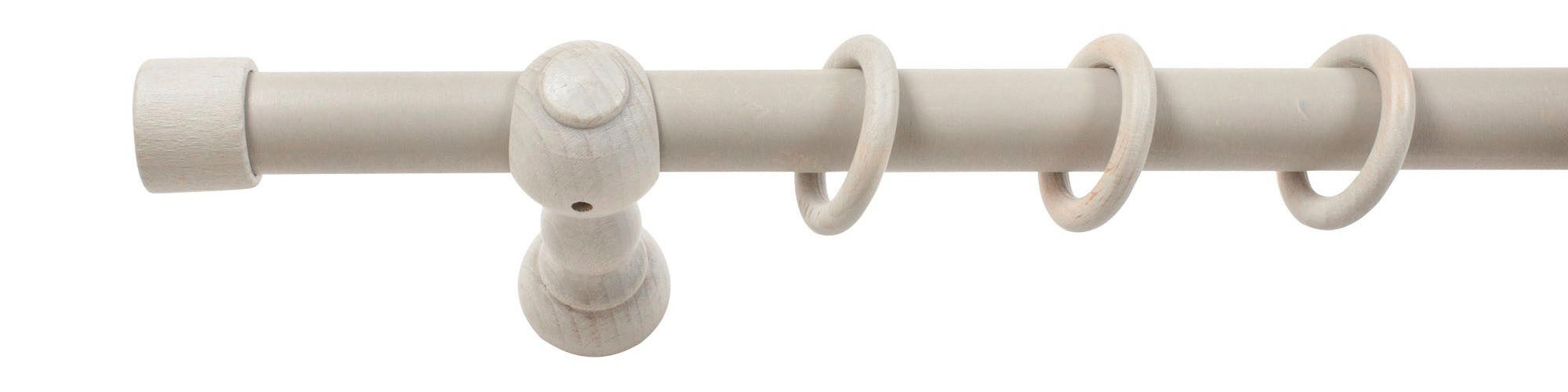 SN DECO GROUP Gordijnroede Cafiro 28 mm, hout, verschillende lengtes en kleuren, compleet set