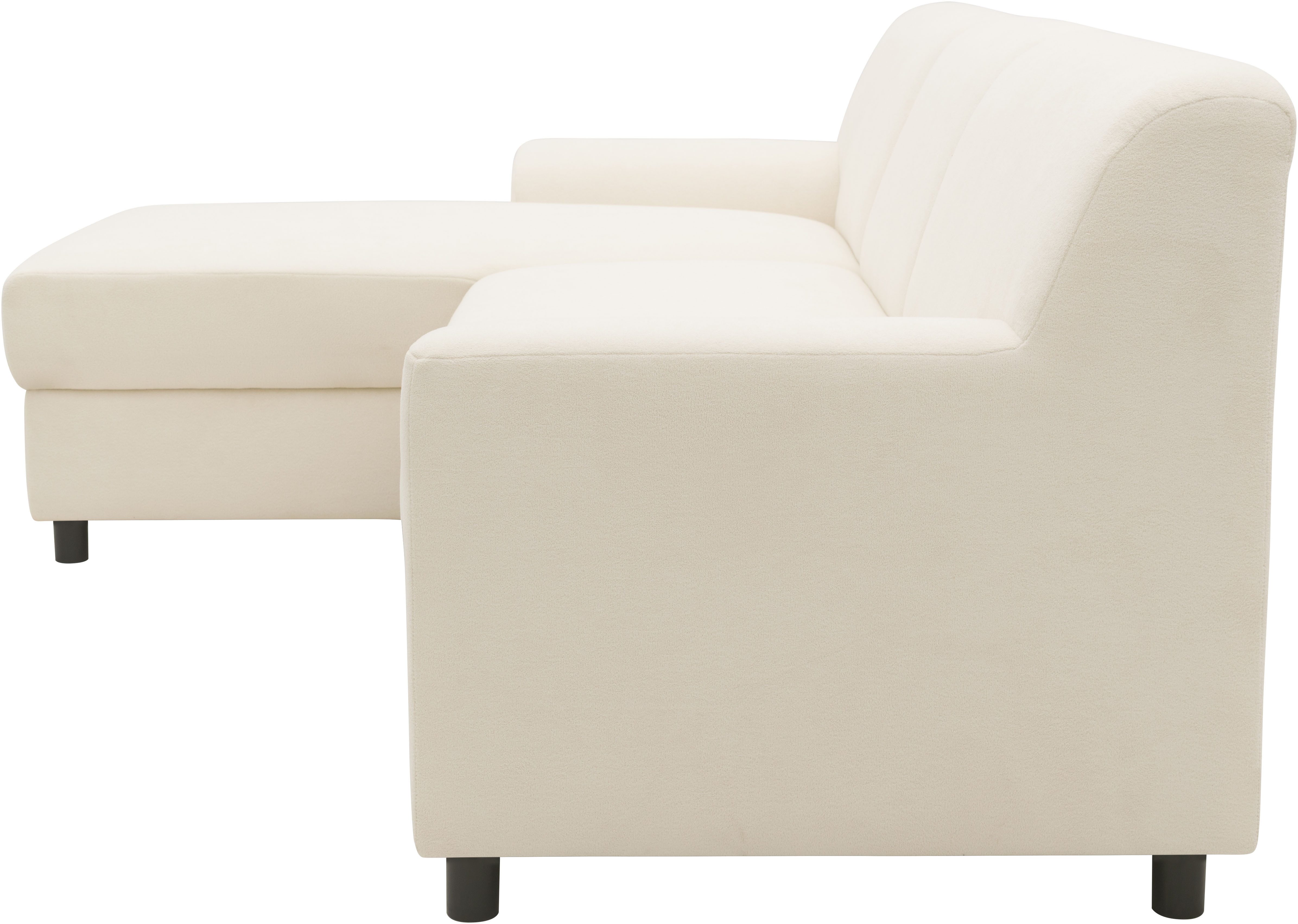 DOMO collection Hoekbank Turah 2, L-Vorm, Corduroy of Luxe-Microvezel, comfortabele binnenvering