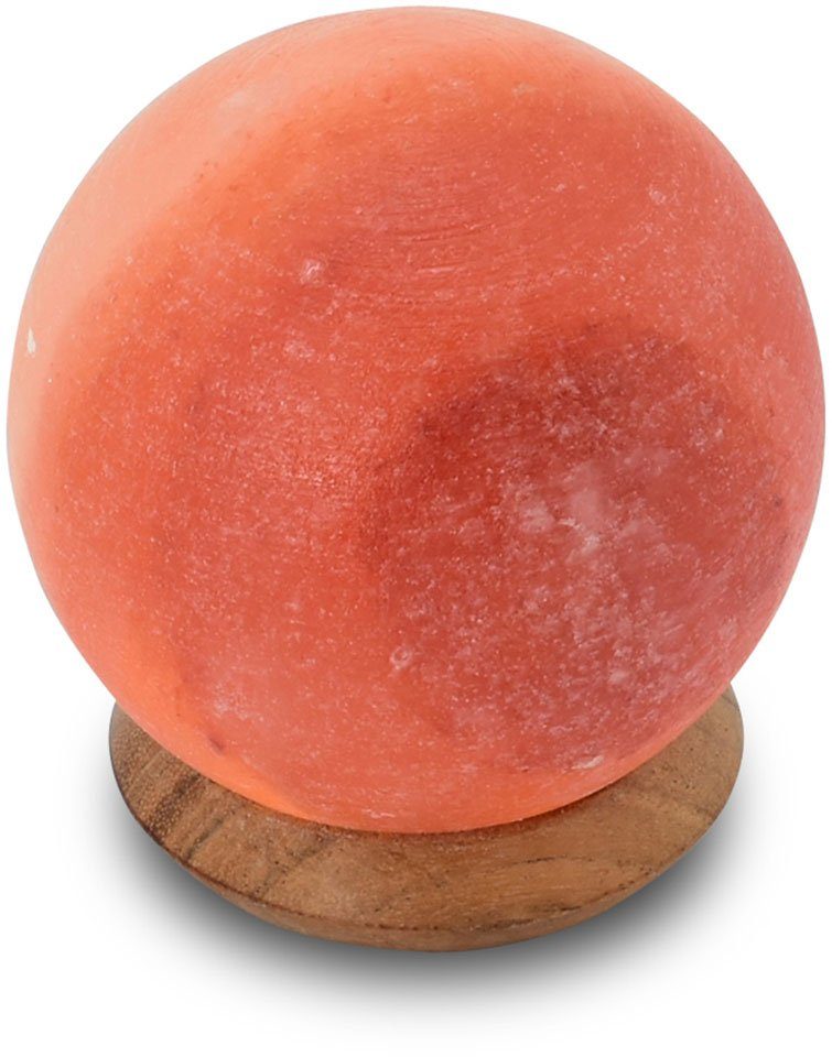 HIMALAYA SALT DREAMS Zoutkristal-tafellamp USB-bal Met de hand gemaakt van zoutkristal - iedere steen uniek...