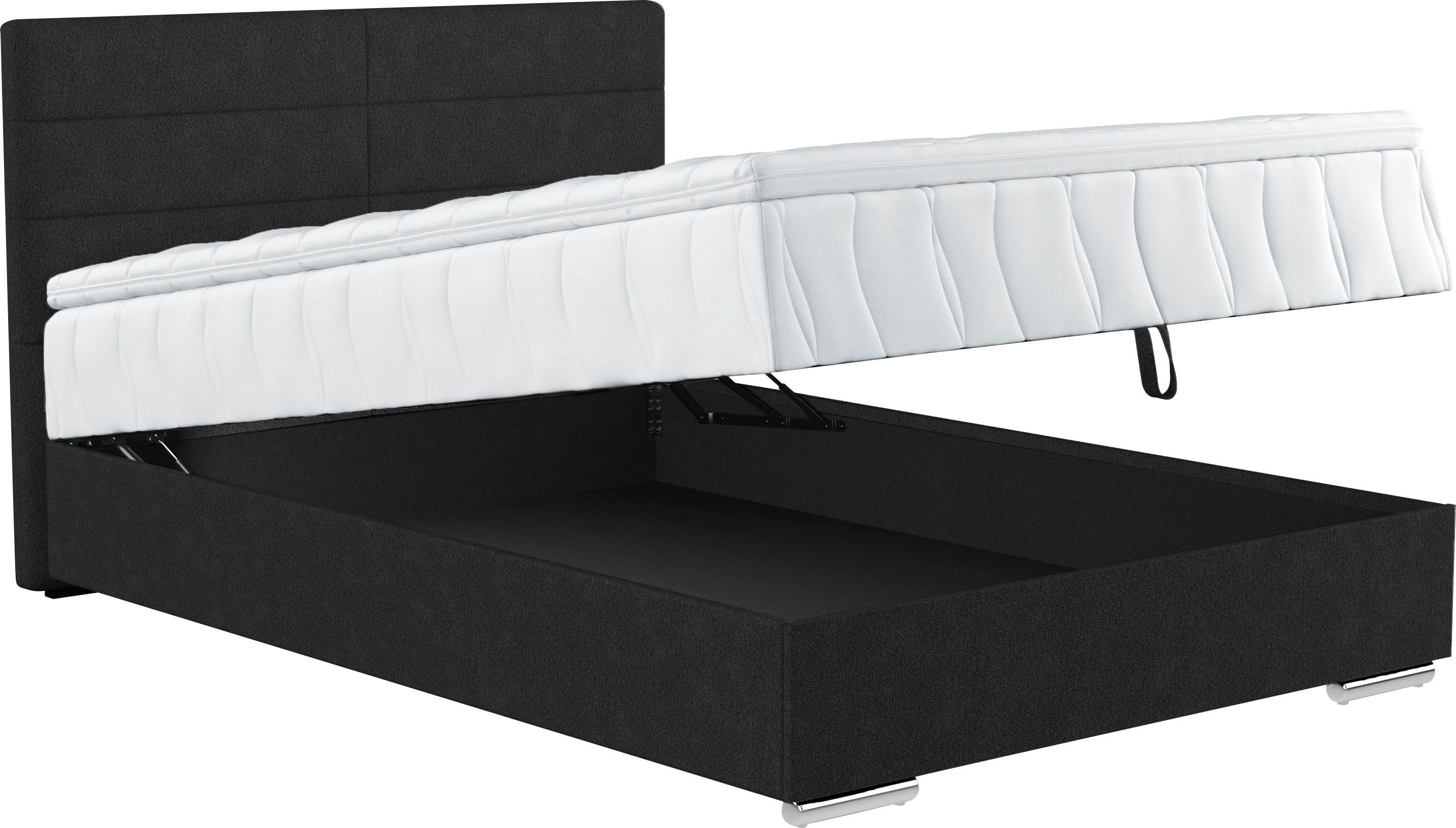 COTTA Boxspring Tom met bedkist, topmatras en sierkussen