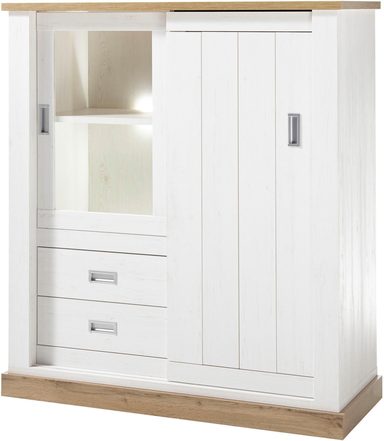 Home affaire Highboard Orlando Hoogte ca. 140 cm