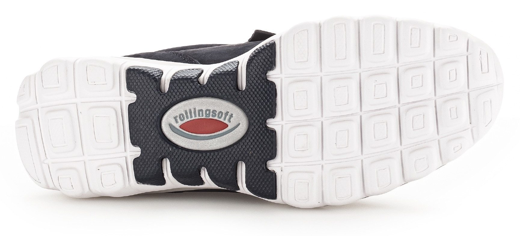 Gabor Rollingsoft Sneakers met sleehak vrijetijdsschoen, lage schoen, veterschoen met optifit verwisselbare inlegzool