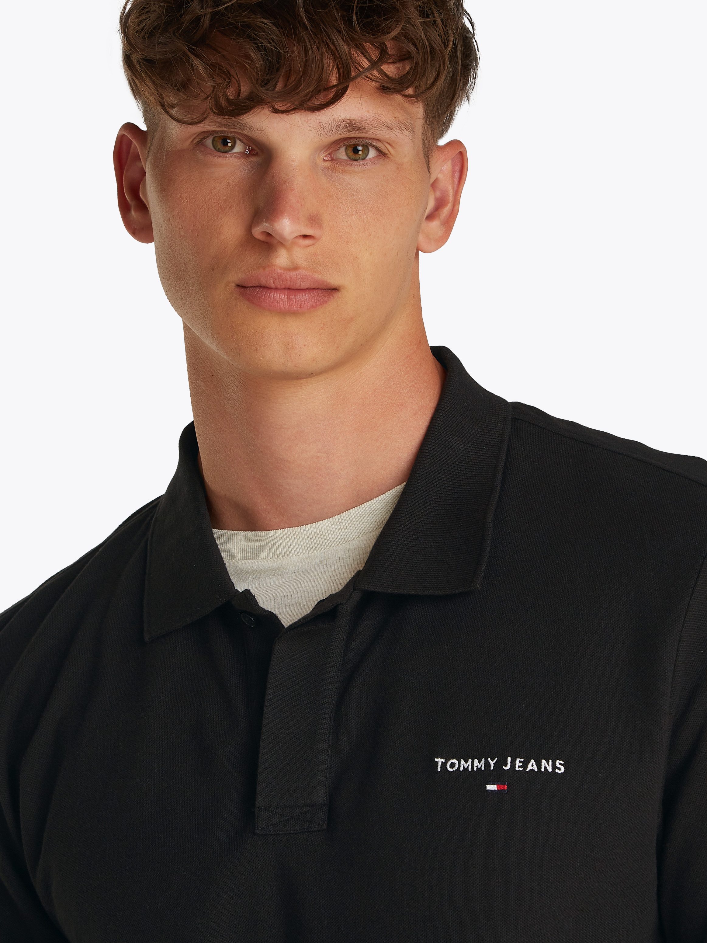 TOMMY JEANS Poloshirt TJM REG LINEAR POLO EXT