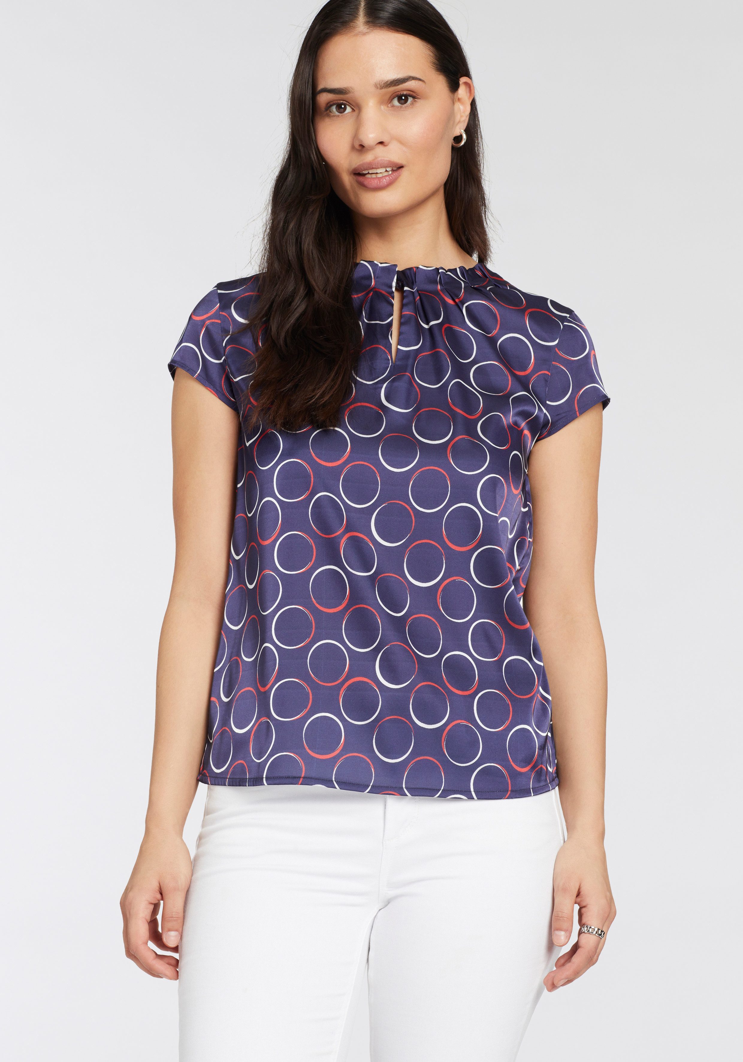 HECHTER PARIS Gedessineerde blouse