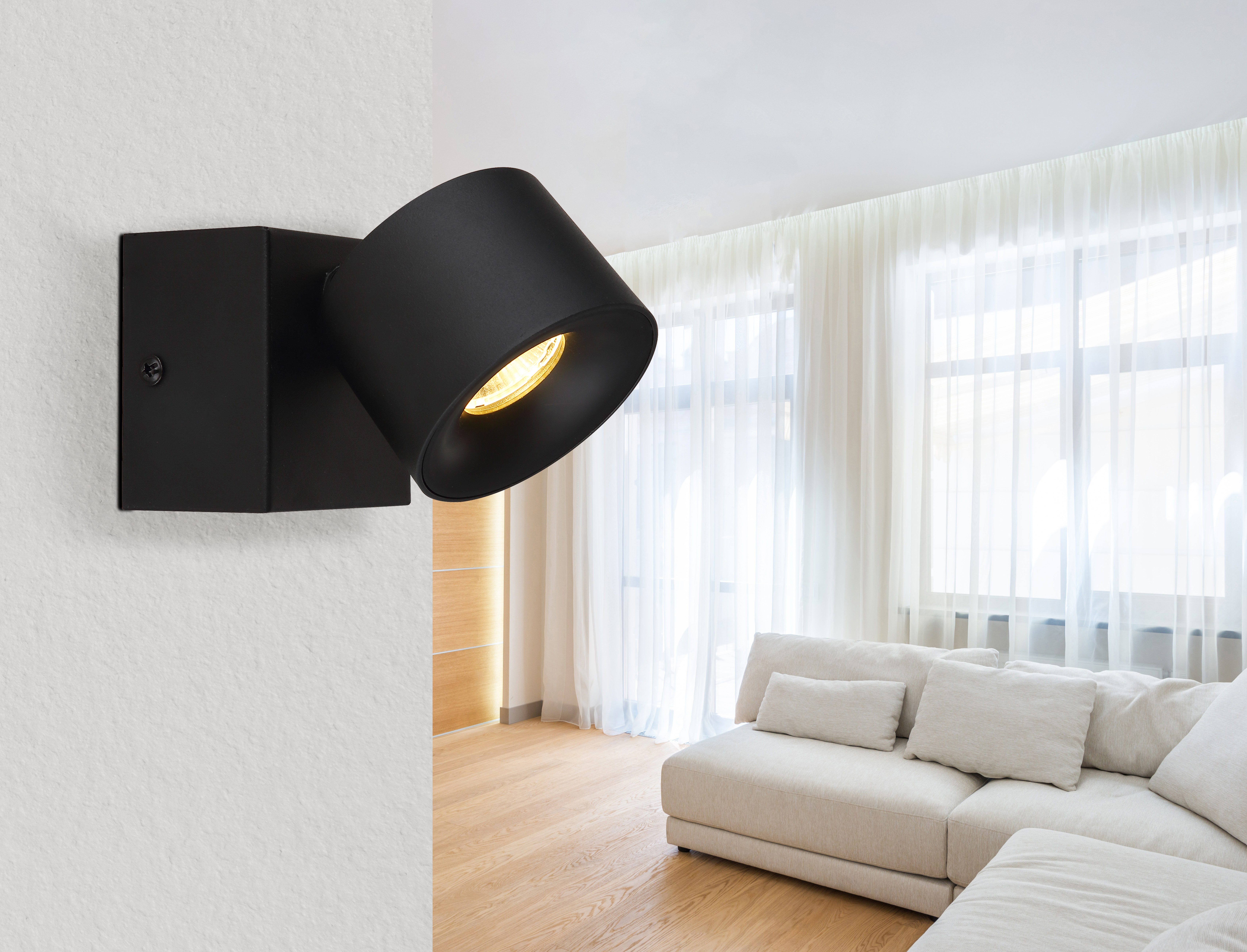 Globo Lightning LED plafondspot Rae (1 stuk)