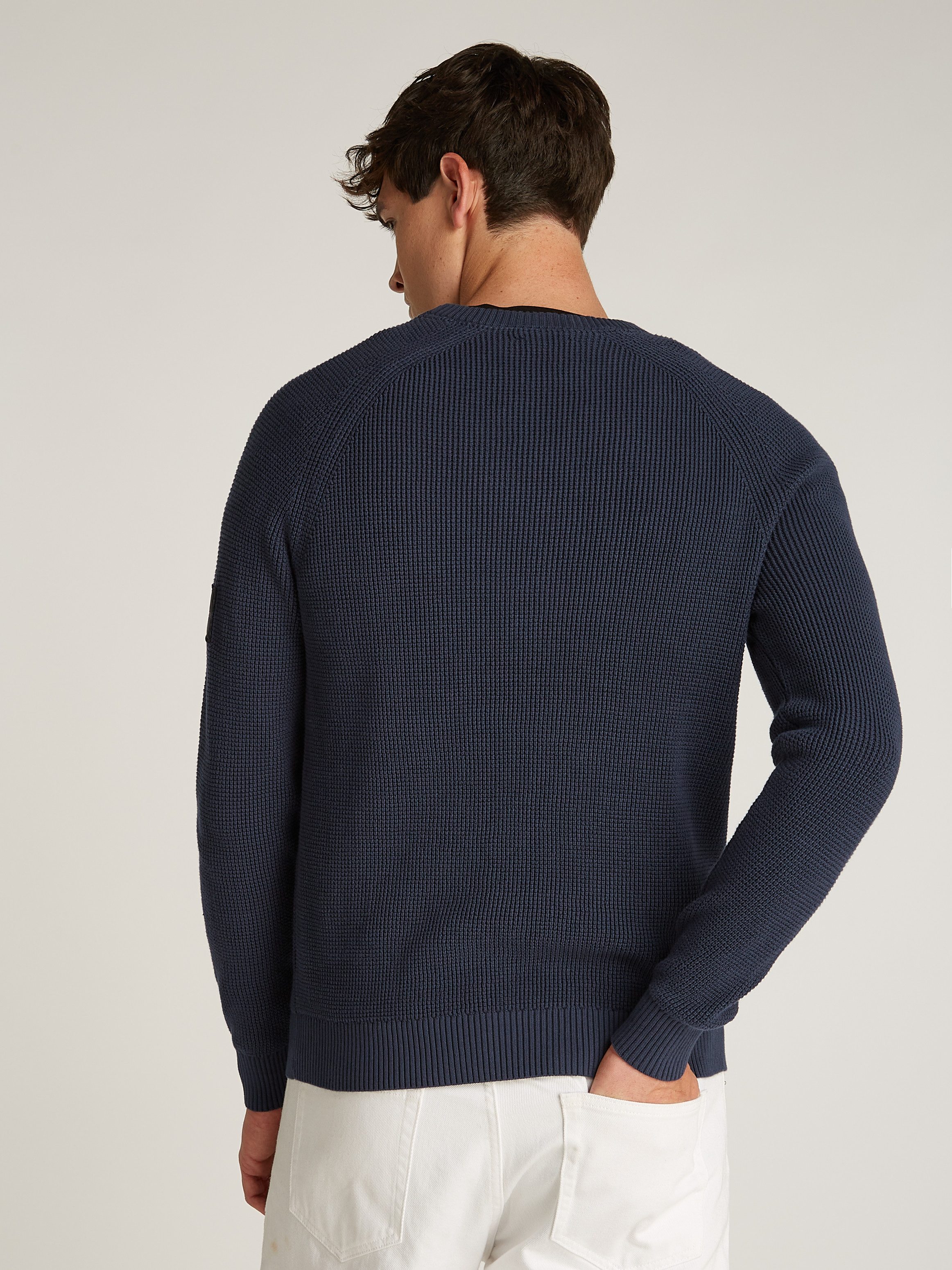 Calvin Klein Trui met ronde hals BADGE EASY SWEATER