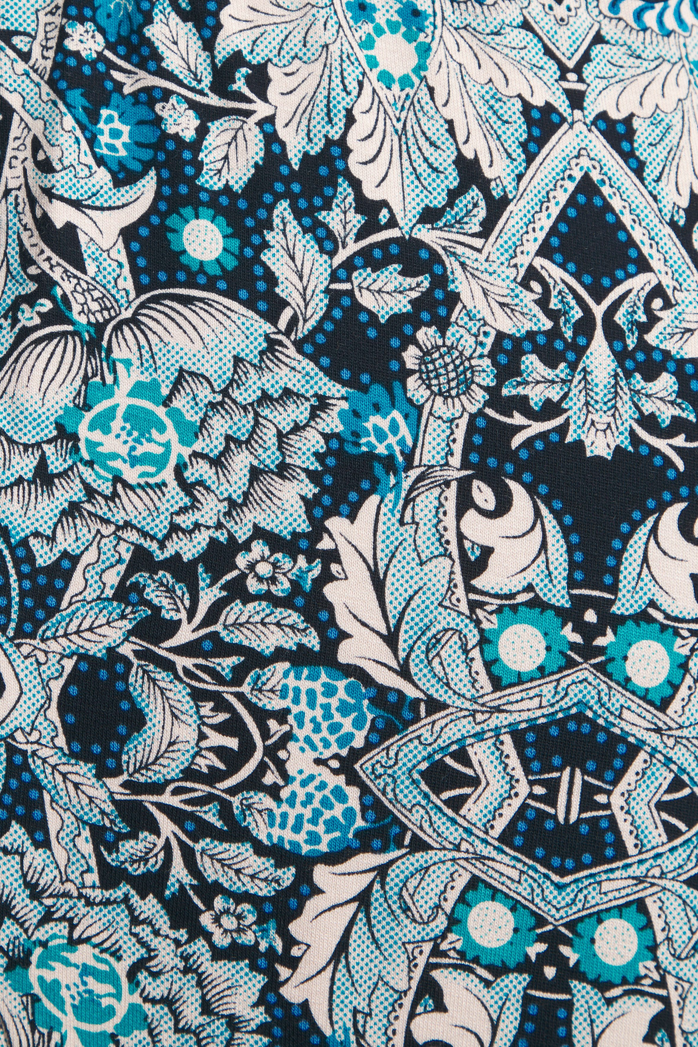 Lascana Strandbroek met etnische print en zakken, zomerbroek, jersey broek