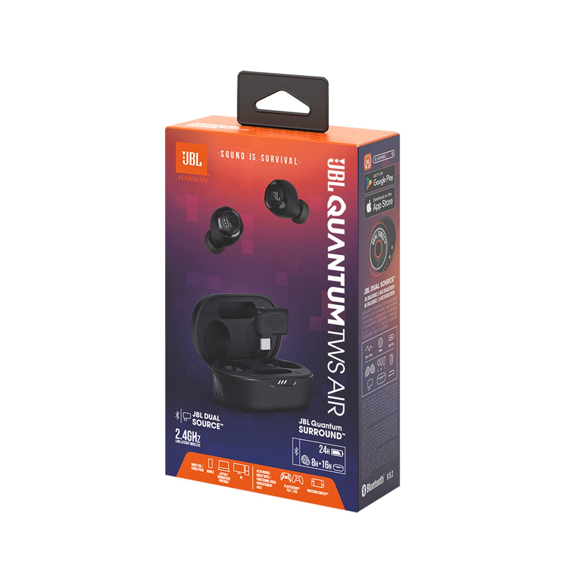 JBL Wireless in-ear-hoofdtelefoon Quantum Air TWS