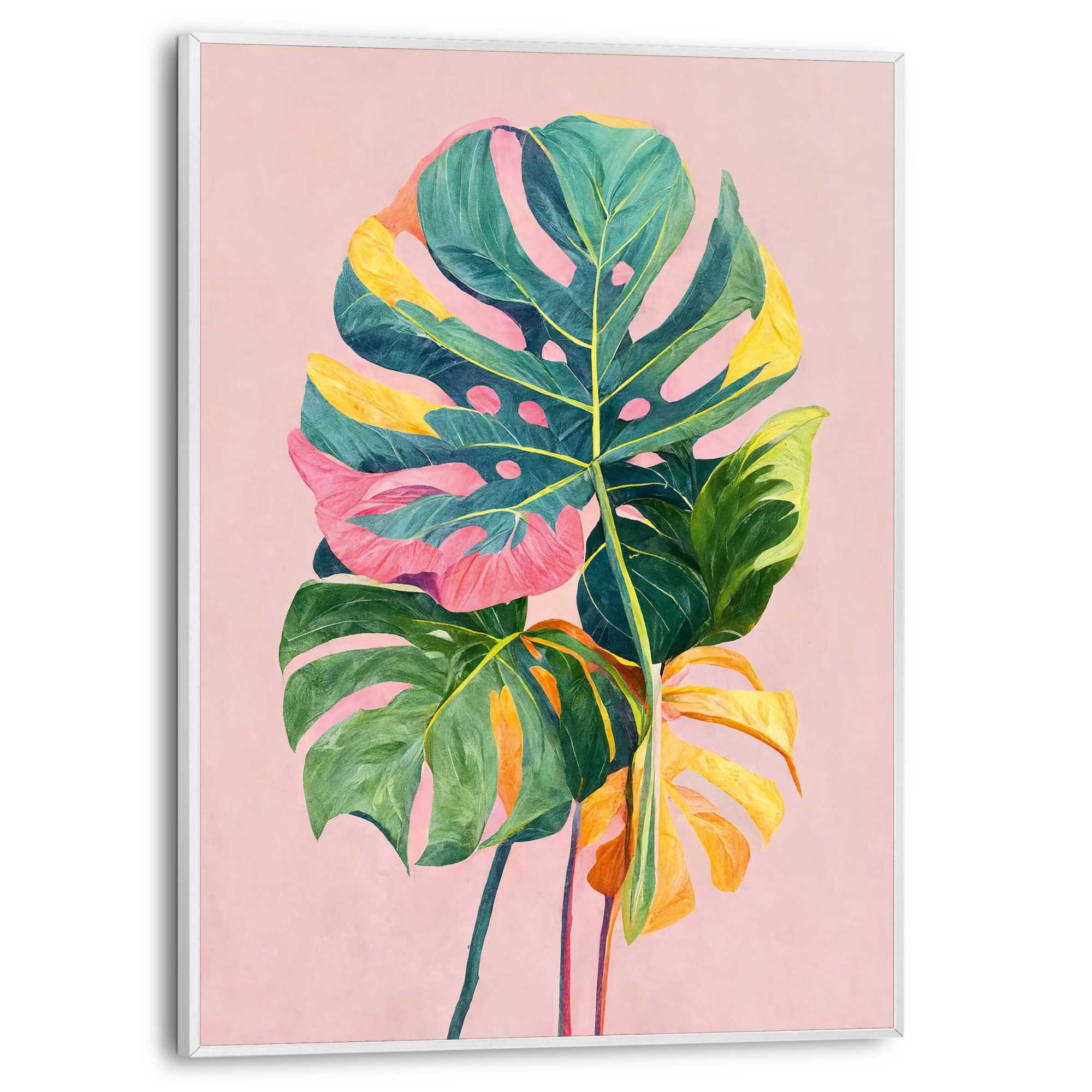 Reinders! Artprint met lijst Colourful Leafs