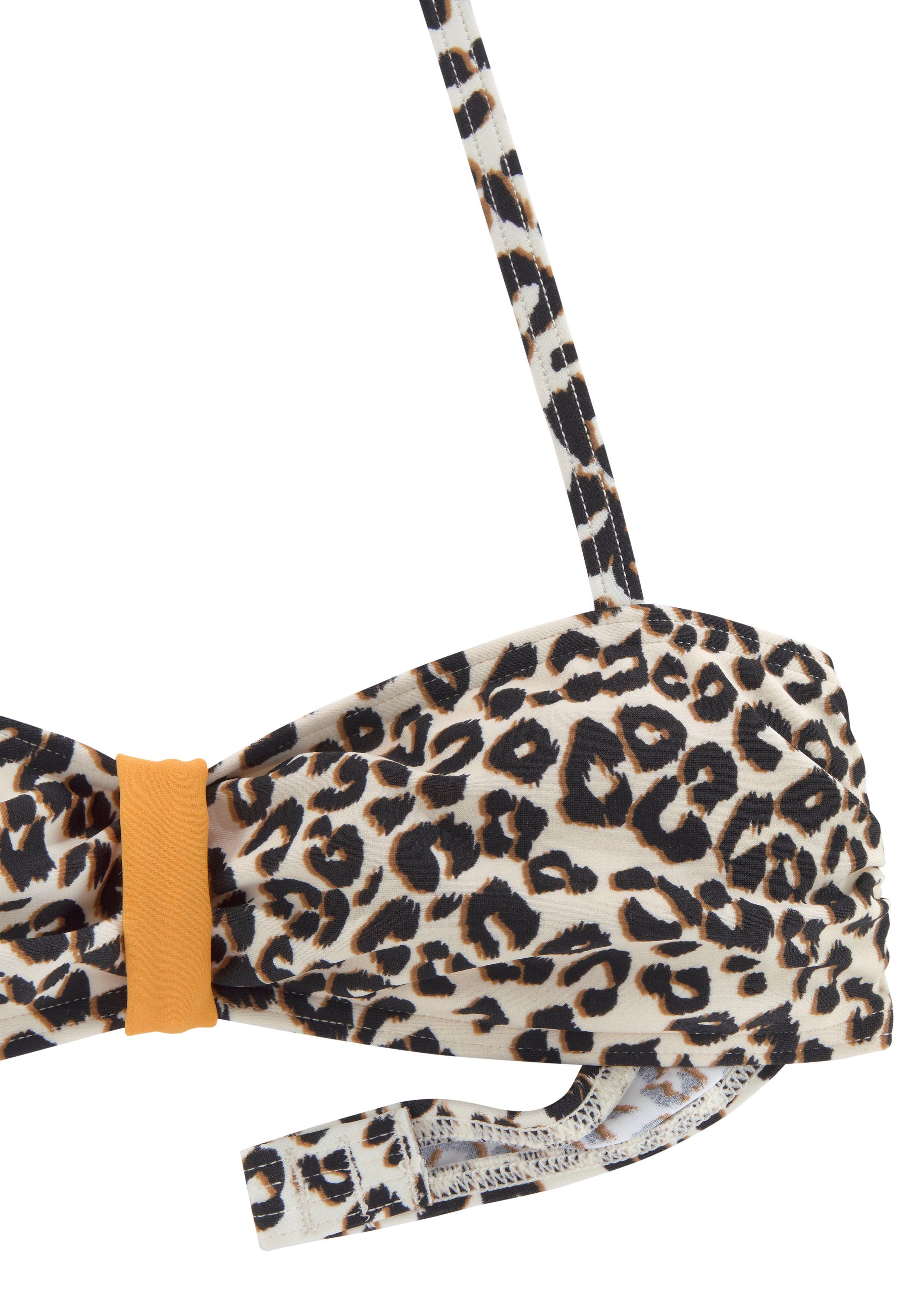 Buffalo Bandeaubikini Kitty Kids in luipaardprint