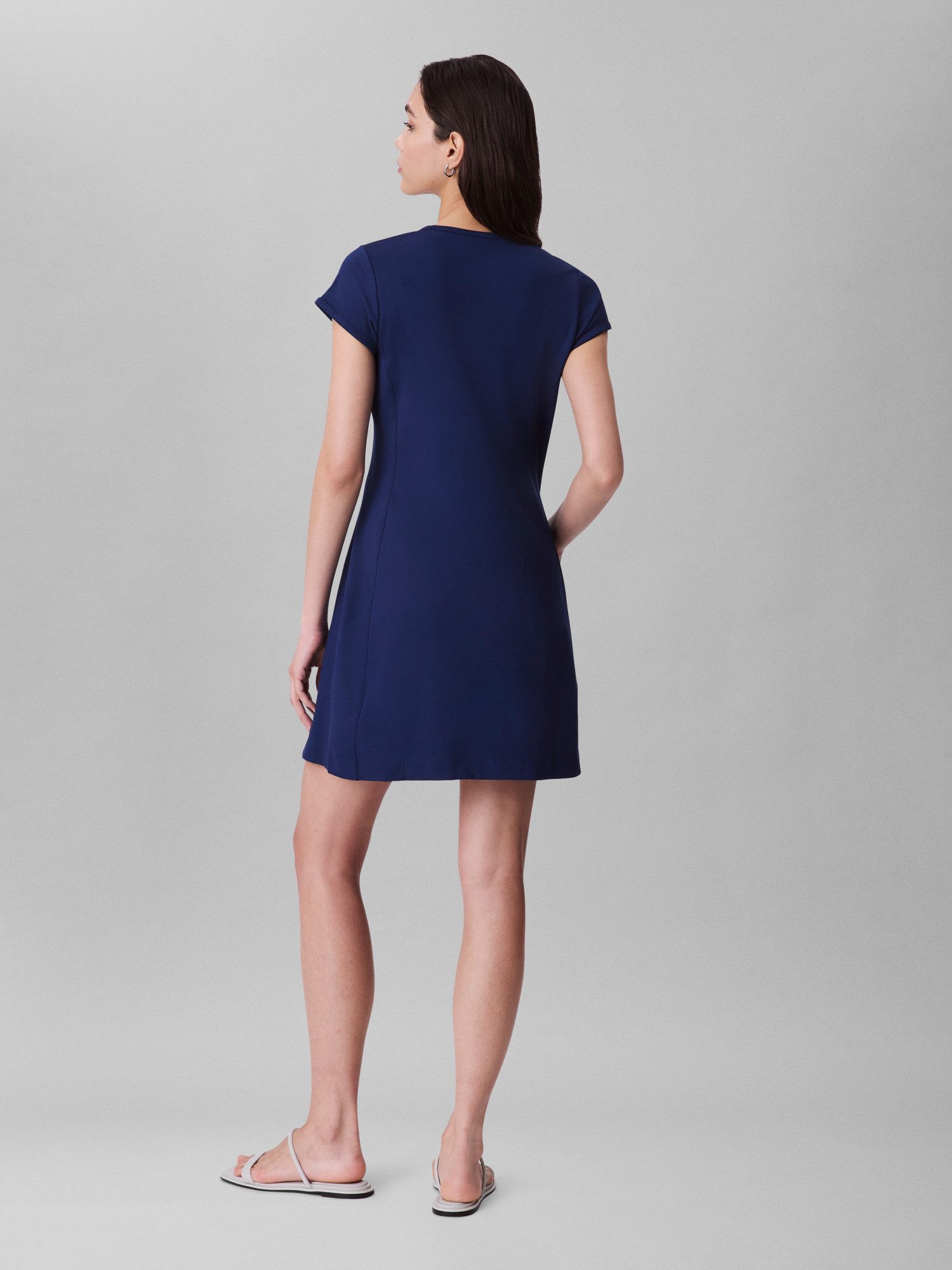 Calvin Klein Jerseyjurk PUNTO MILANO SS SCOOP NK DRESS