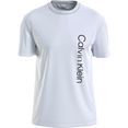 calvin klein t-shirt bt-off placement logo t-shirt wit