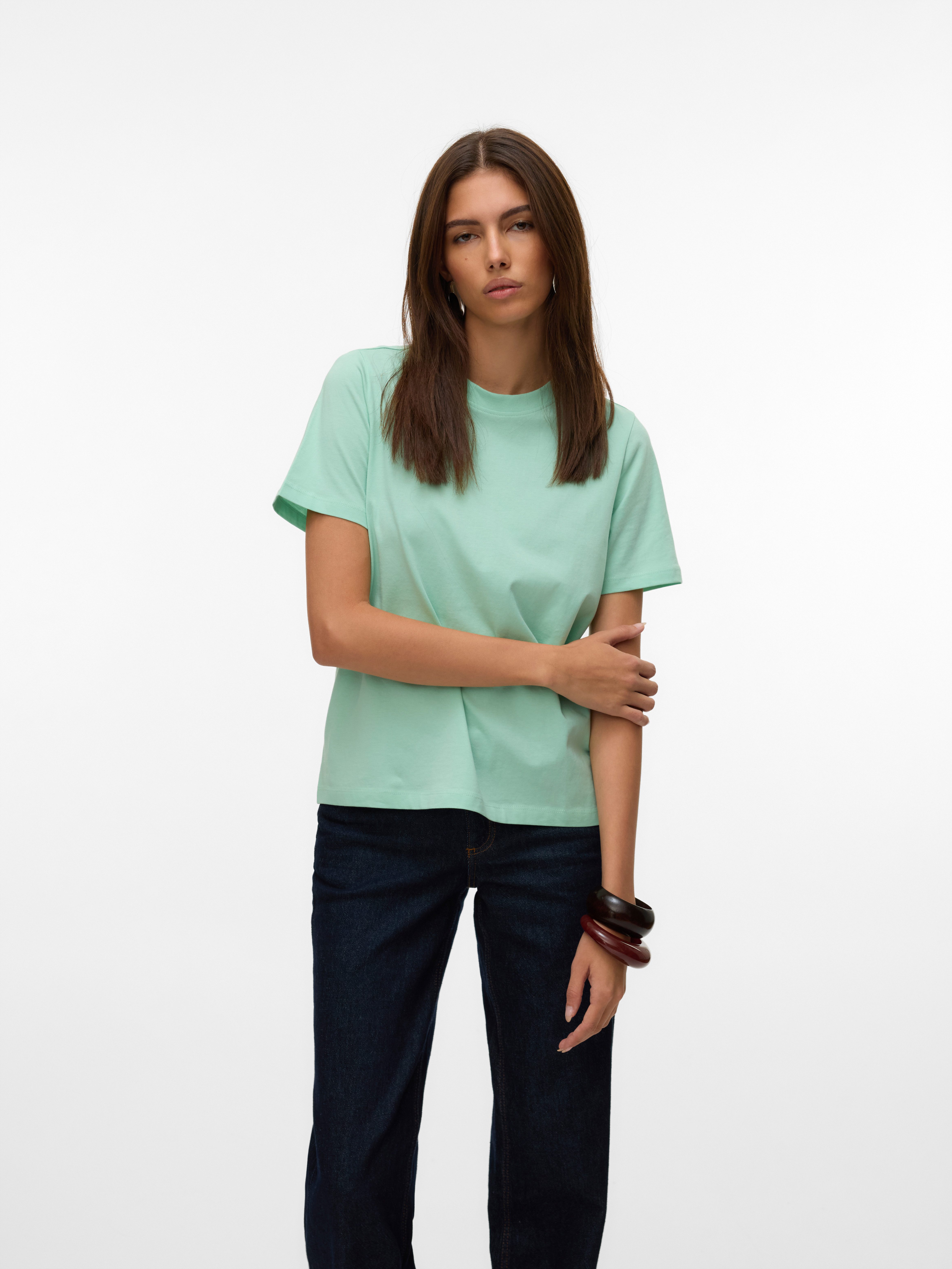 Vero Moda Shirt met korte mouwen VMPAULINA SS T-SHIRT GA JRS NOOS