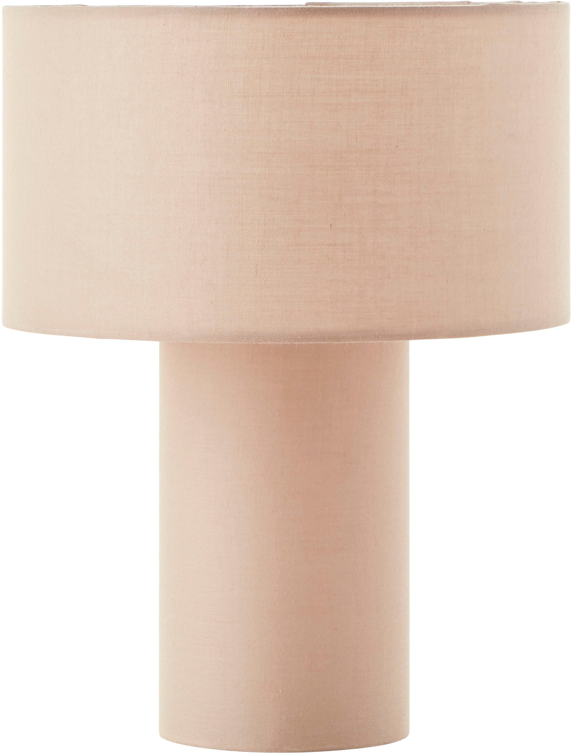 Lüttenhütt Tafellamp Alrik - lamp met stoffen kap Hoogte 30 cm, Ø 23 cm, E14, textiel, kinderkamer, kinderlamp (1 stuk)