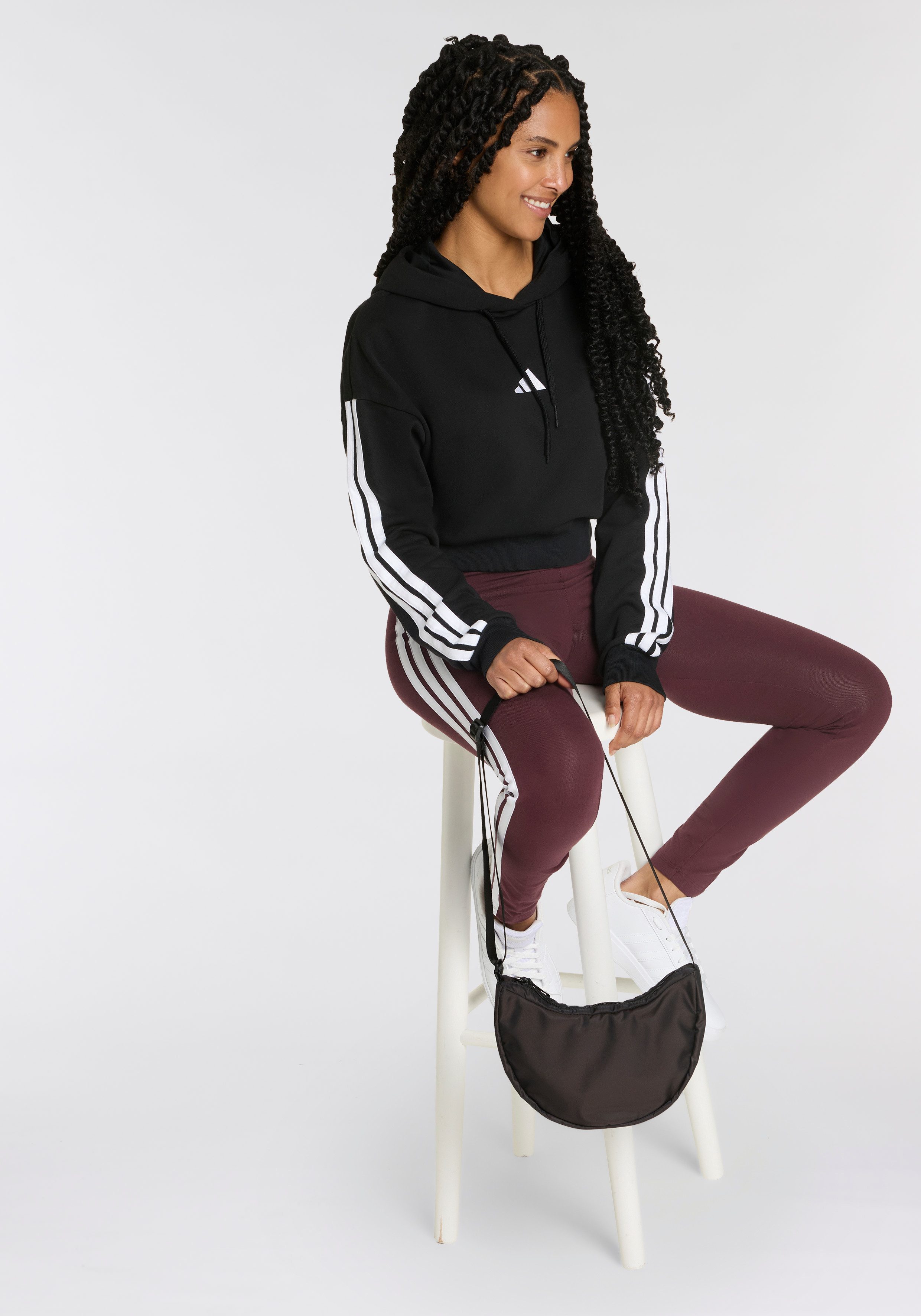 adidas Sportswear Hoodie W 3S FT CRO HD