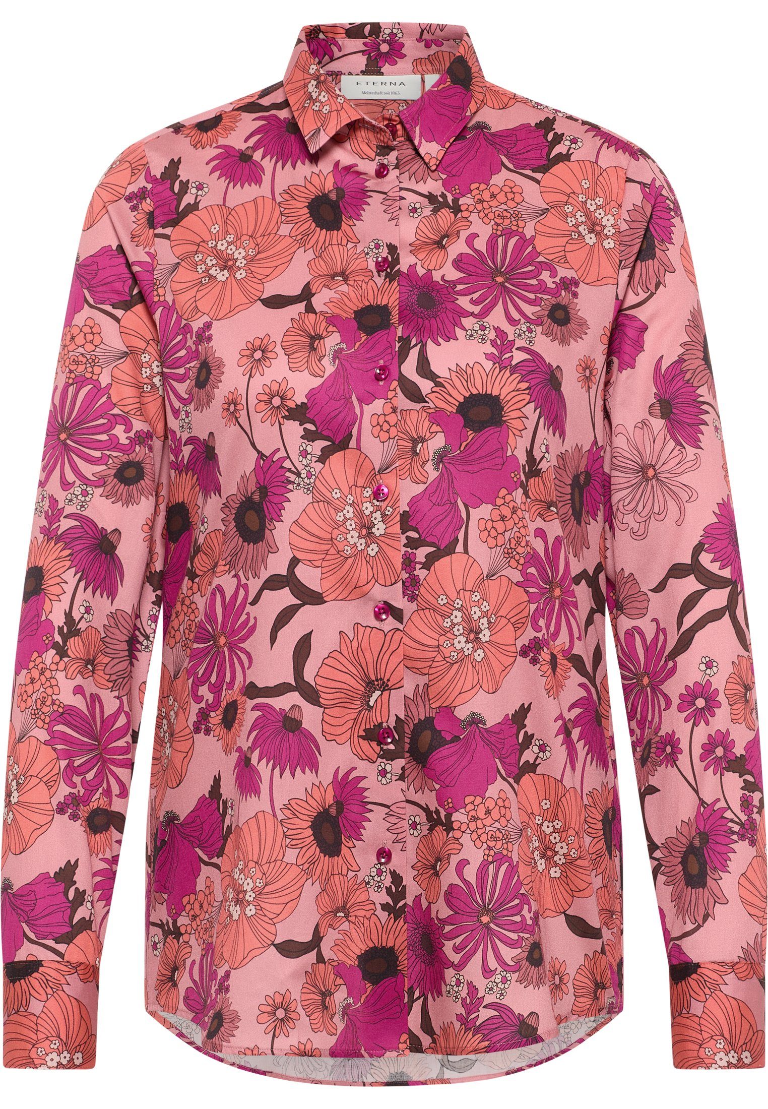 Eterna Overhemdblouse Regular fit EASY IRON (gemakkelijk te strijken)