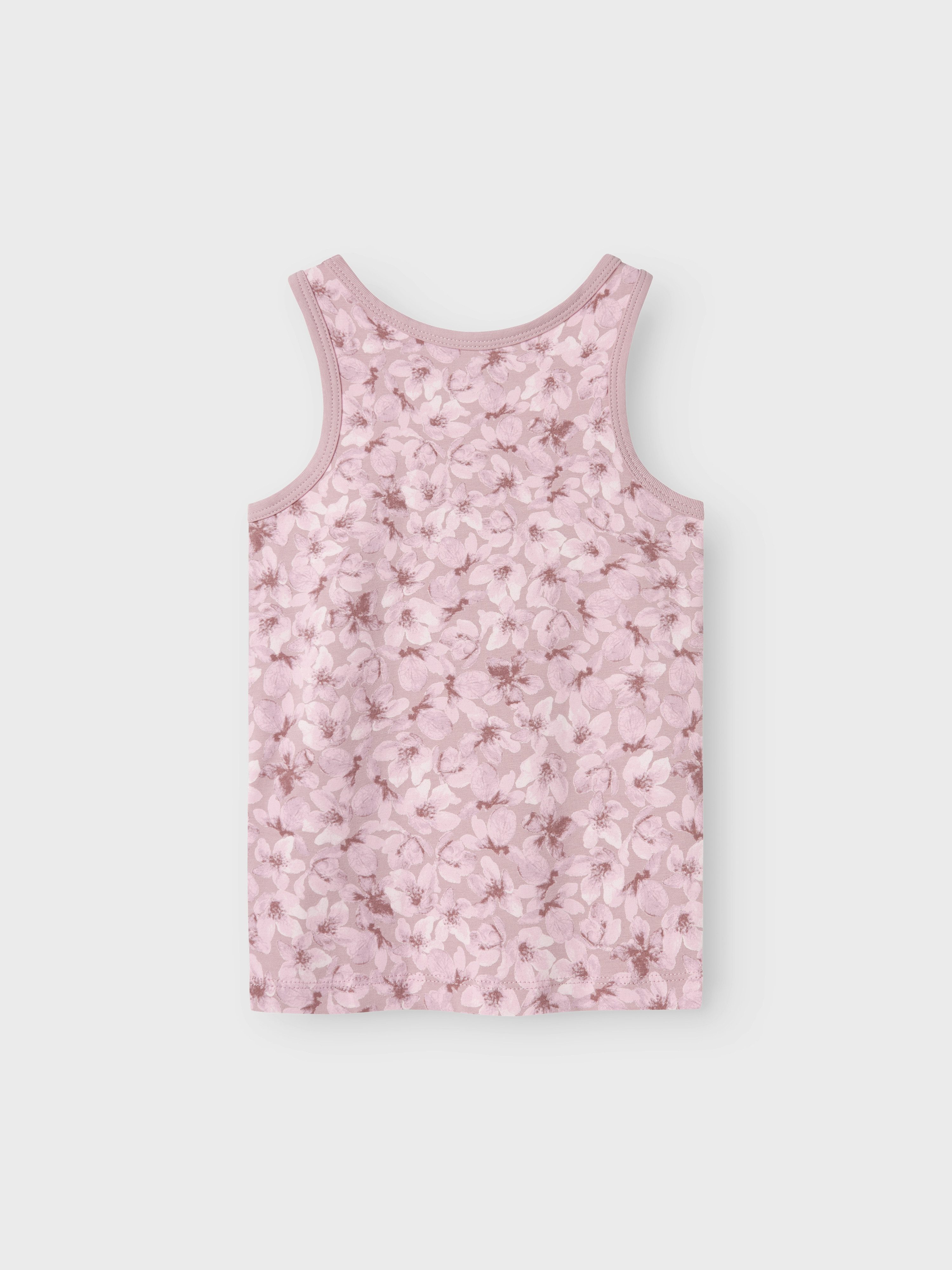 Name It Hemd NMFTANK TOP 2P MAUVE FLOWER NOOS (set 2 stuks)