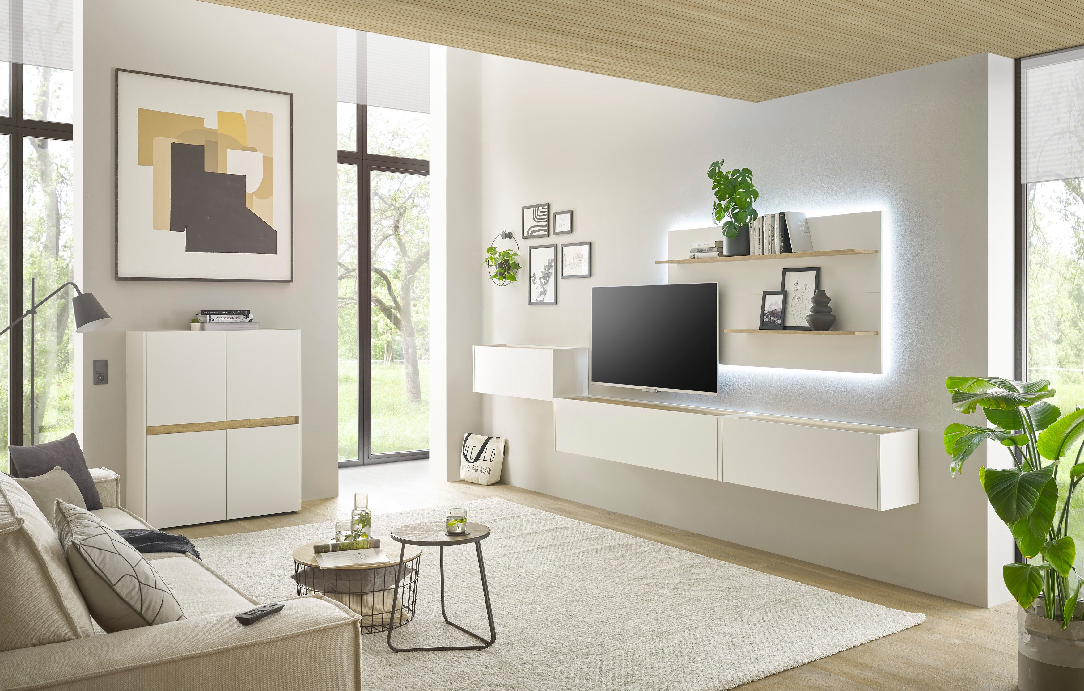 INOSIGN Set kantoormeubelen City/Giron Thuiskantoor, wandsecretaire (set, 5-delig)